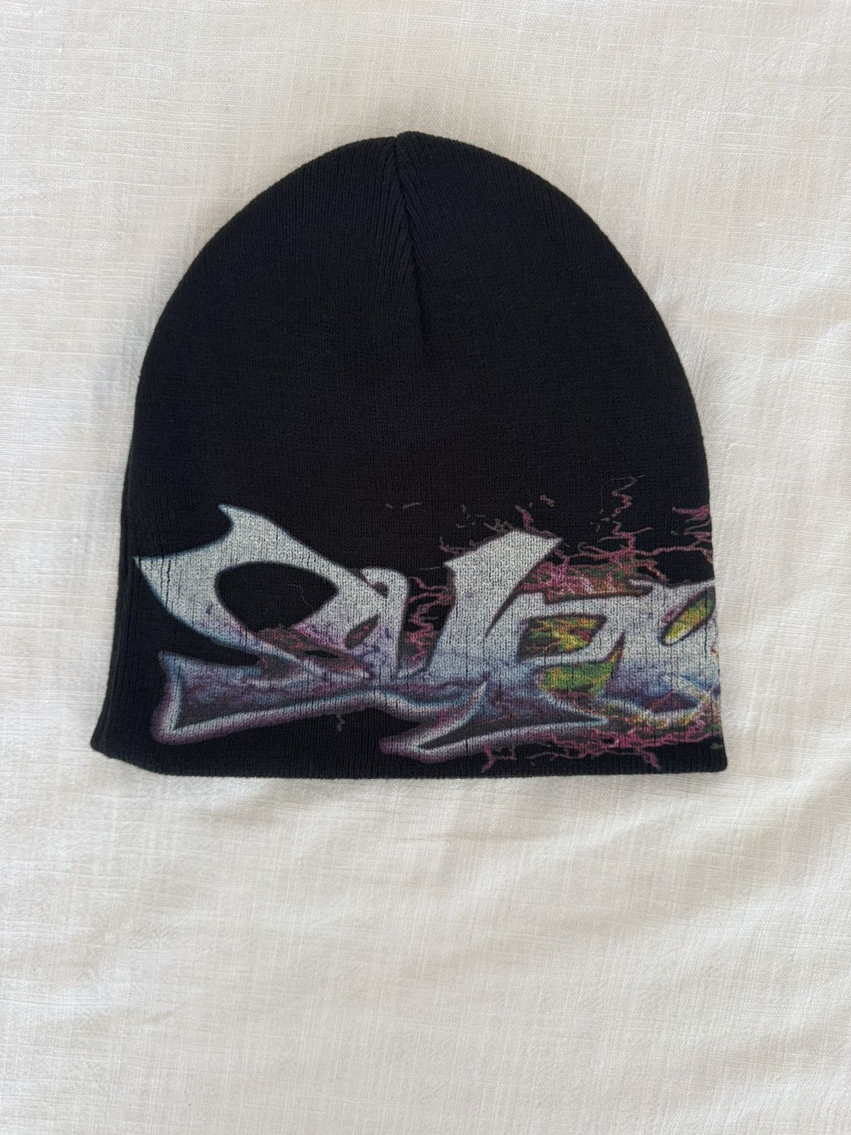 Supreme Supreme x Art Dealer Tag Beanie Black | Grailed