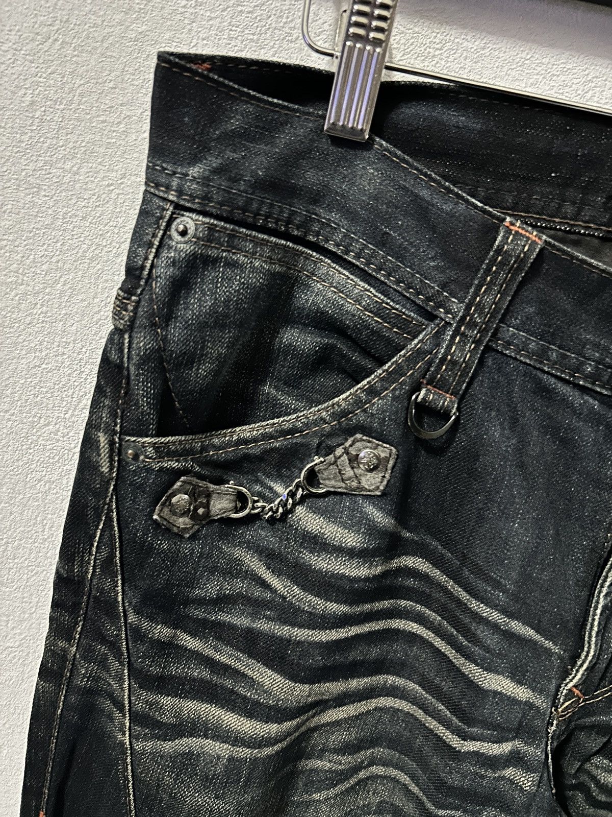 If Six Was Nine Hideways nicole club flared whiskered fade jeans japan punk Size US 32 / EU 48 - 4 Thumbnail