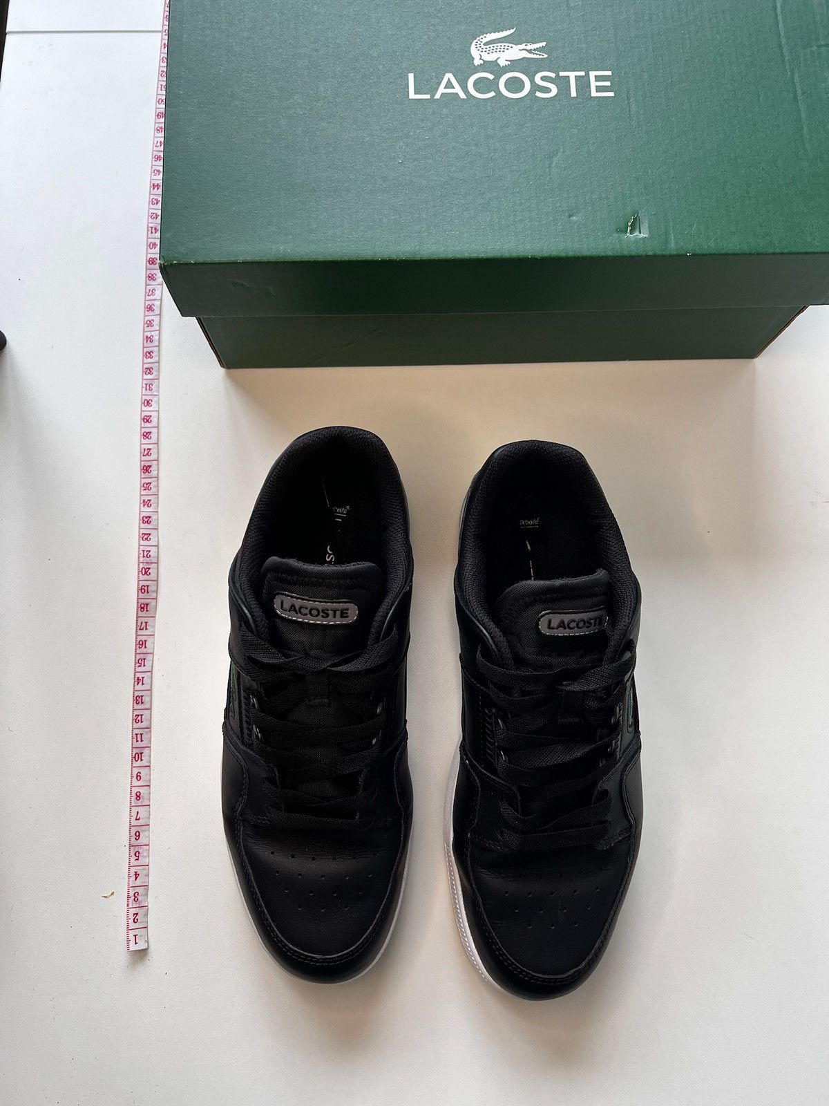 Lacoste Lacoste Sneakers - Black/White Low Top Size US 7.5 / EU 40-41 - 3 Thumbnail