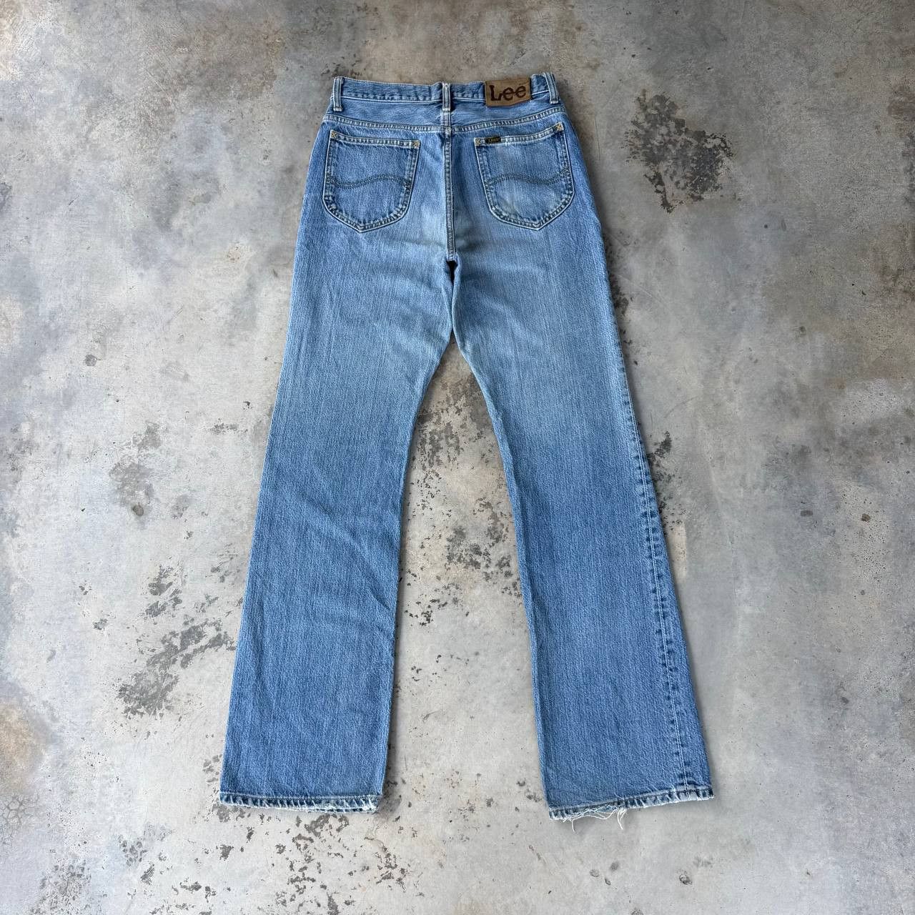 Lee Vintage 90s LEE RIDERS Japan Faded Bluewash Light Whiskering Size US 28 / EU 44 - 10 Thumbnail