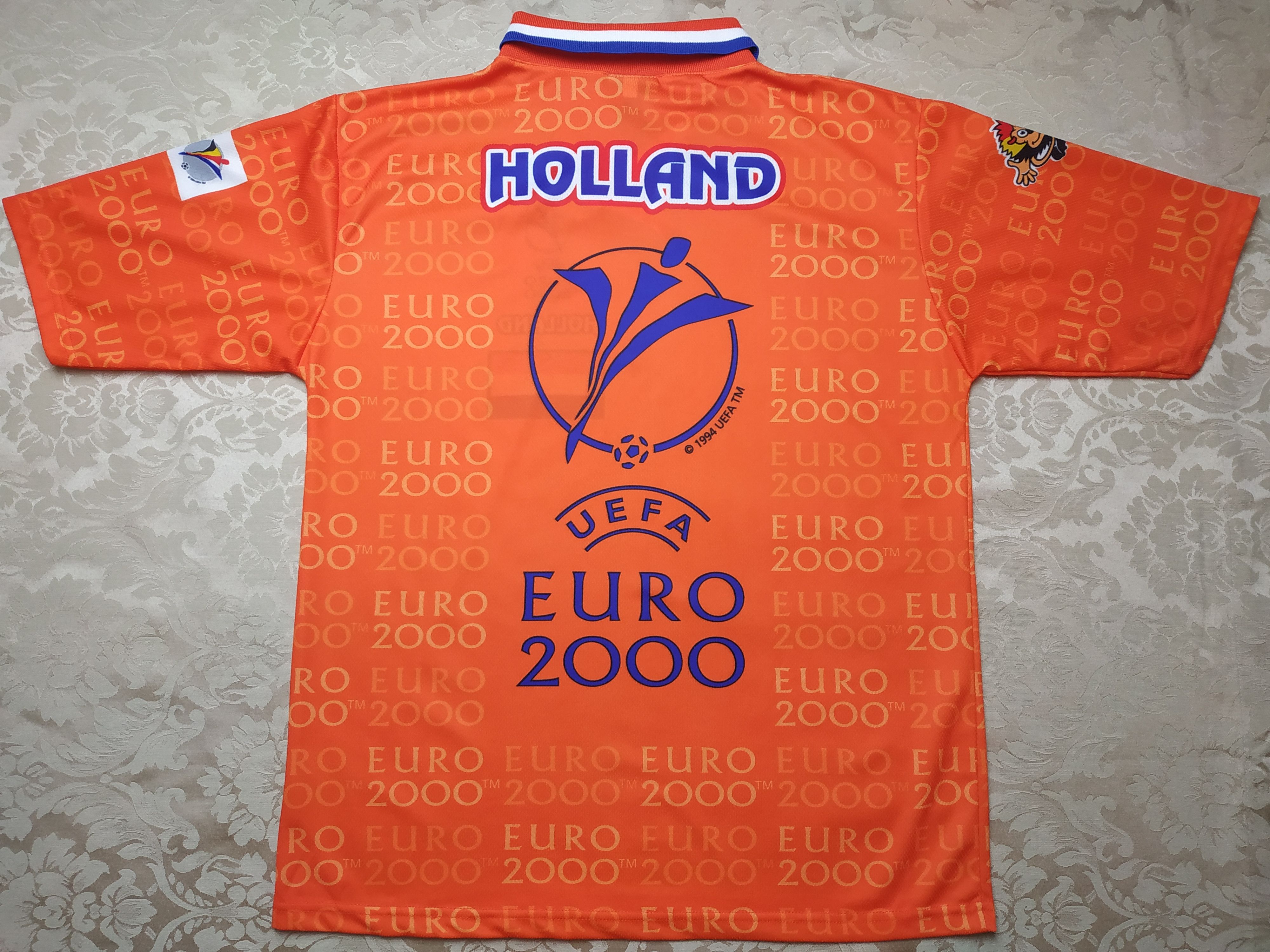 UEFA Netherlands RARE HOLLAND UEFA EURO 2000 Soccer jersey Size US XL / EU 56 / 4 - 5 Thumbnail