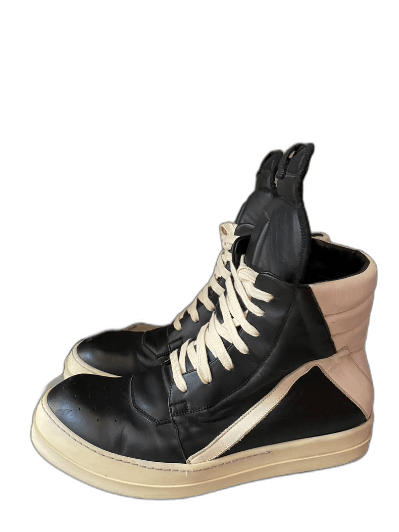 Rick Owens Rick Owens High Top Leather Sneakers Size 42 Size US 9 / EU 42 - 1 Thumbnail