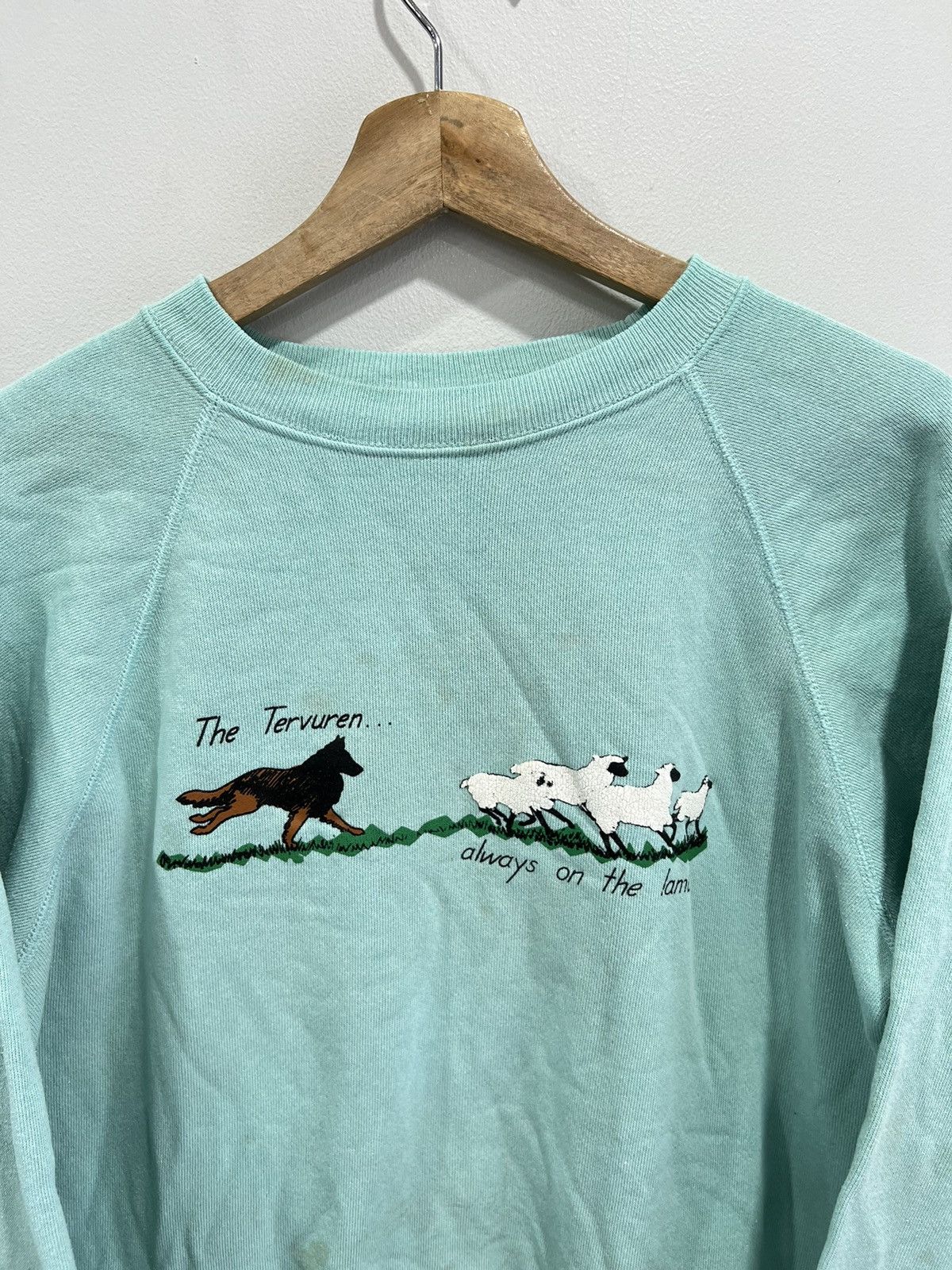 Vintage Vintage Teruven Dog sweater Lamb sheep animal farm Size US S / EU 44-46 / 1 - 2 Thumbnail