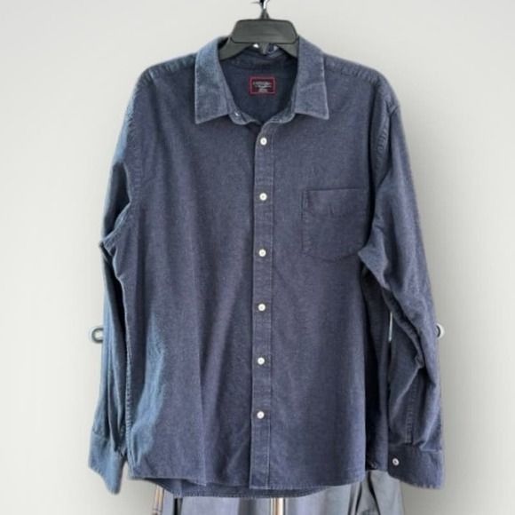 UNTUCKit UNTUCKit Men's Hemsworth Flannel Button Down Shirt XXL Size US XXL / EU 58 / 5 - 1 Thumbnail