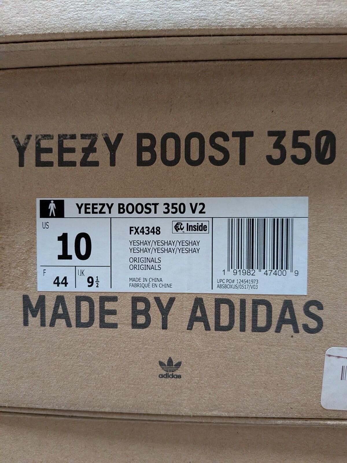 Adidas adidas Yeezy Boost 350 V2 FX4348 Yeshaya Non-Reflective US10 Size US 10 / EU 43 - 7 Thumbnail