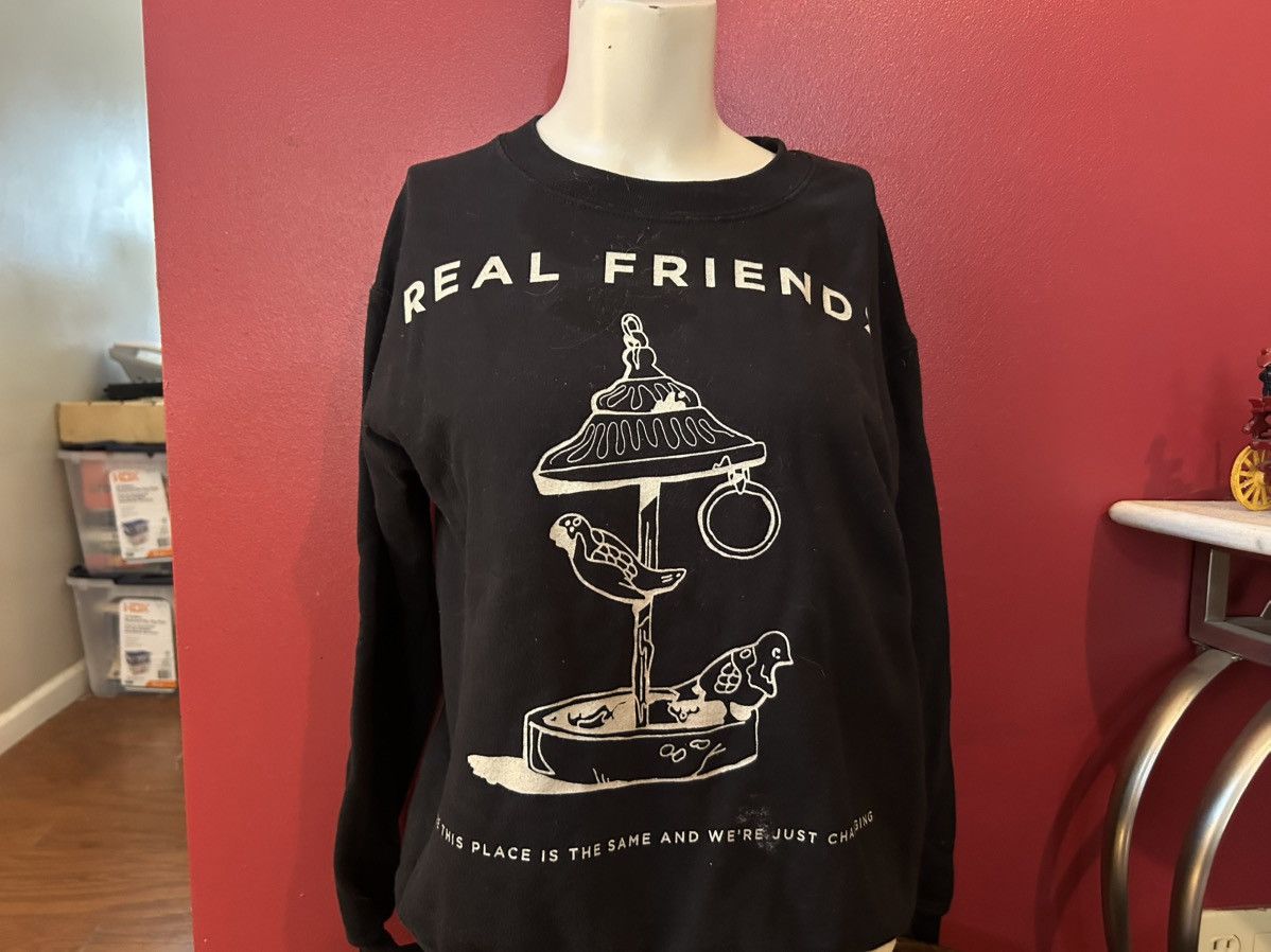 Other Real Friends Small Black Crewneck “ Size US S / EU 44-46 / 1 - 1 Thumbnail