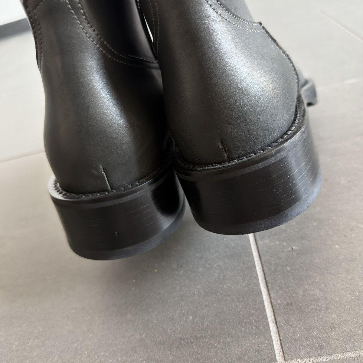 Acne Studios Acne Studios Chrome Gradient Zip Up Heel Engineer Boots Size US 9 / EU 42 - 4 Thumbnail