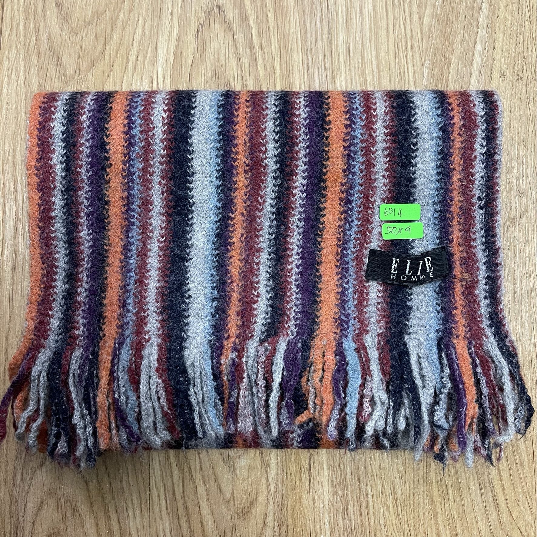 Vintage Vintage Elle Homme Scarf / Muffler - 6014 Size ONE SIZE - 8 Thumbnail