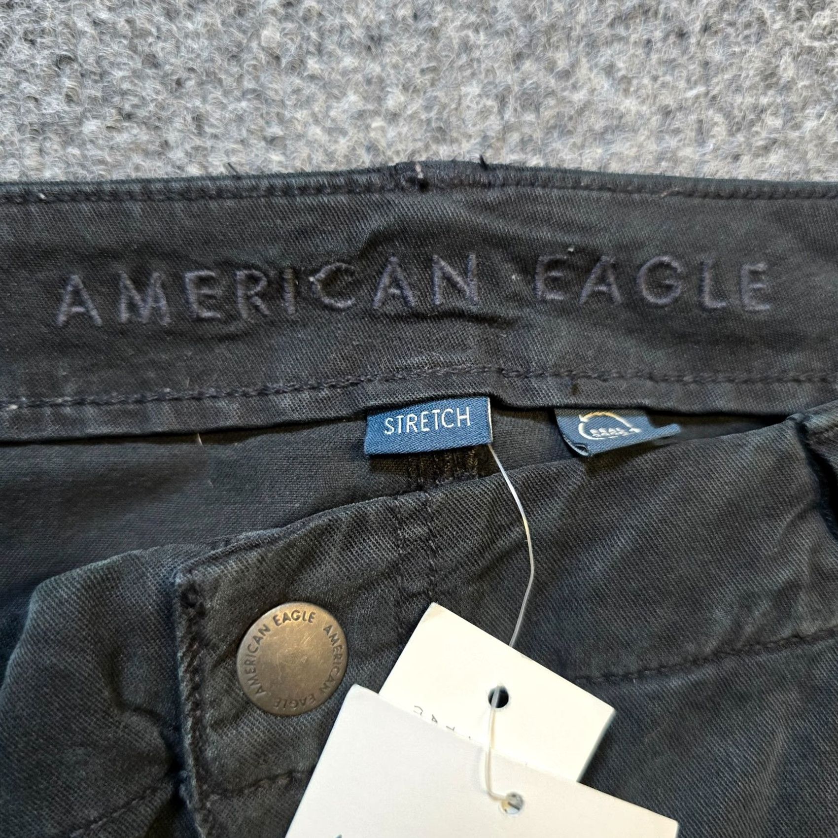 American Eagle Outfitters American Eagle Outfitters Pants Women Size 2 Black Tencel Wide-Leg Cargo Y2K Casual Minimal Size 26" / US 2 / IT 38 - 5 Thumbnail