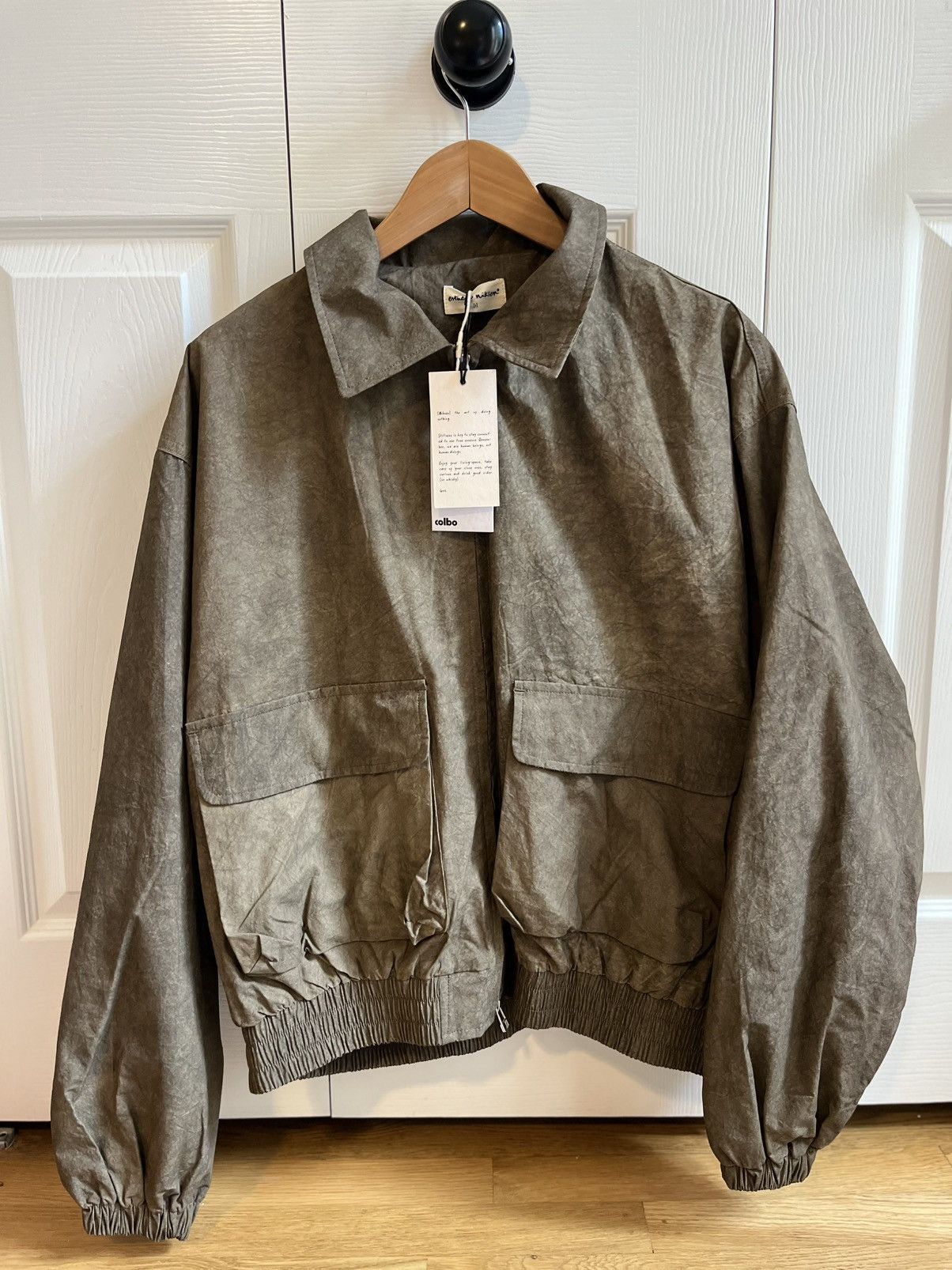 Other Estudio Niksen Acid-wash Bomber Jacket Size US S / EU 44-46 / 1 - 1 Thumbnail
