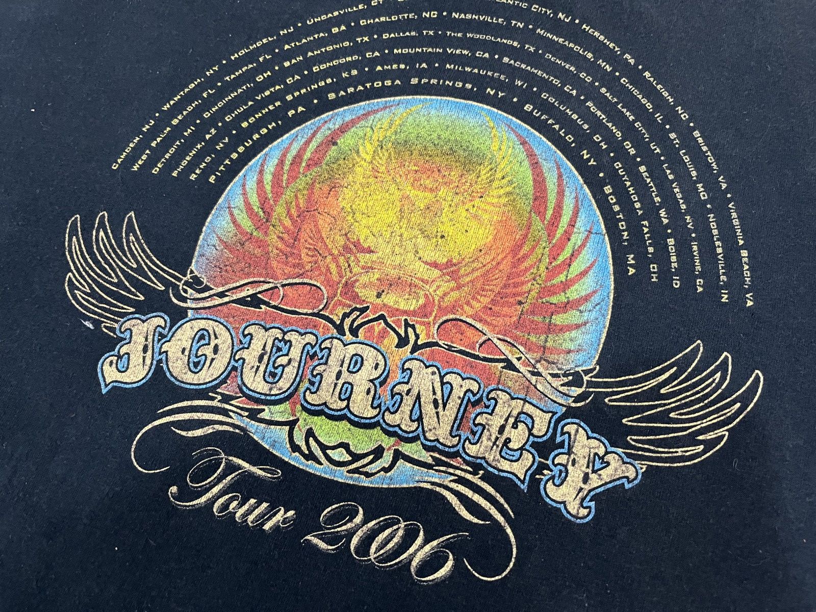 Band Tees × Vintage Sunfaded Journey Tour Tee Size US XL / EU 56 / 4 - 7 Thumbnail