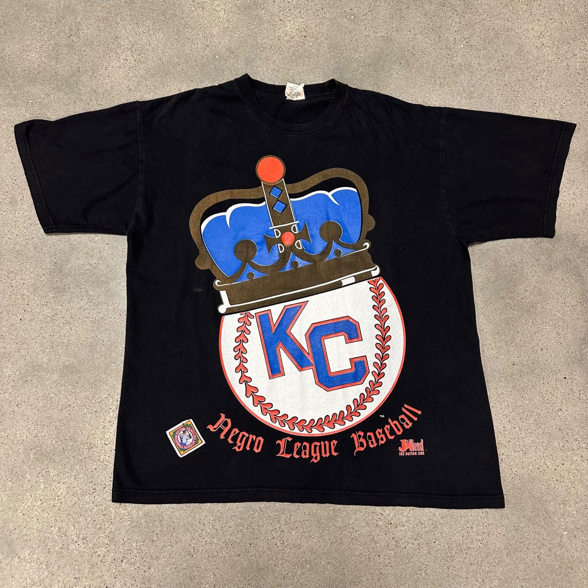 Vintage Vintage Kansas City Monarchs Negro League Baseball Shirt Size US XL / EU 56 / 4 - 1 Thumbnail