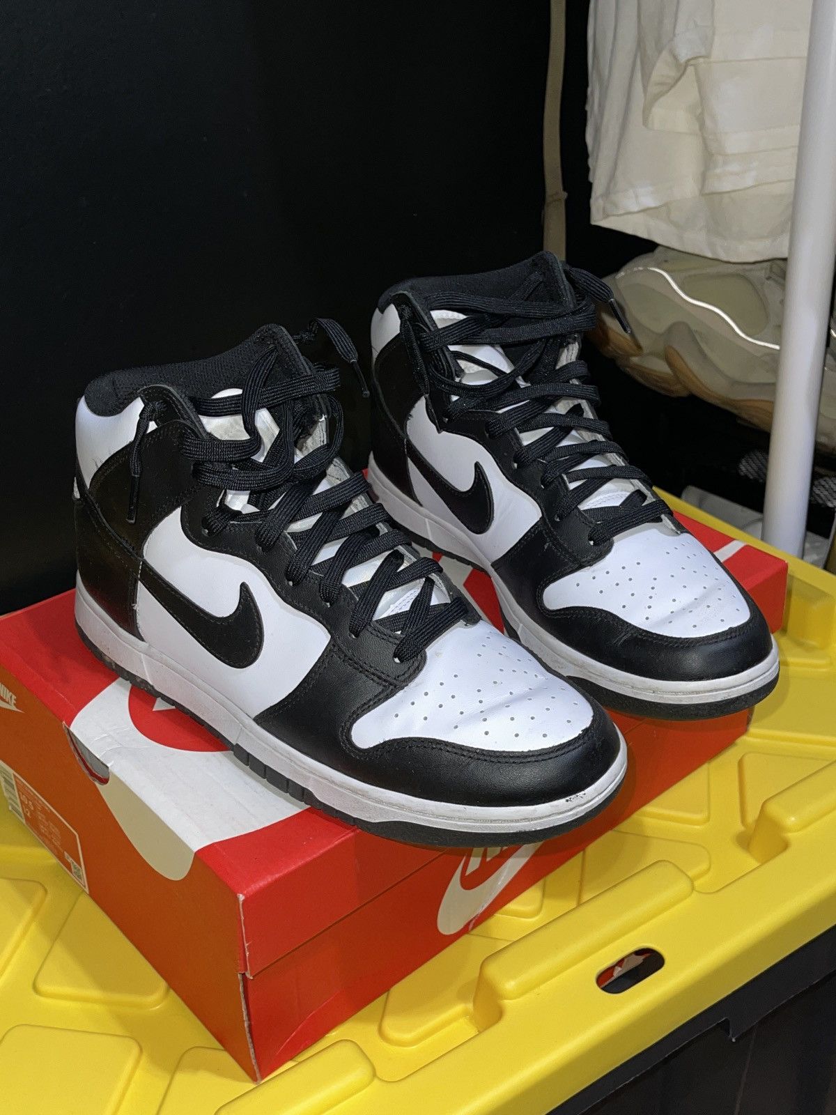 Nike Nike Panda Dunks Hi-Top - 10.5 Size US 10.5 / EU 43-44 - 3 Thumbnail
