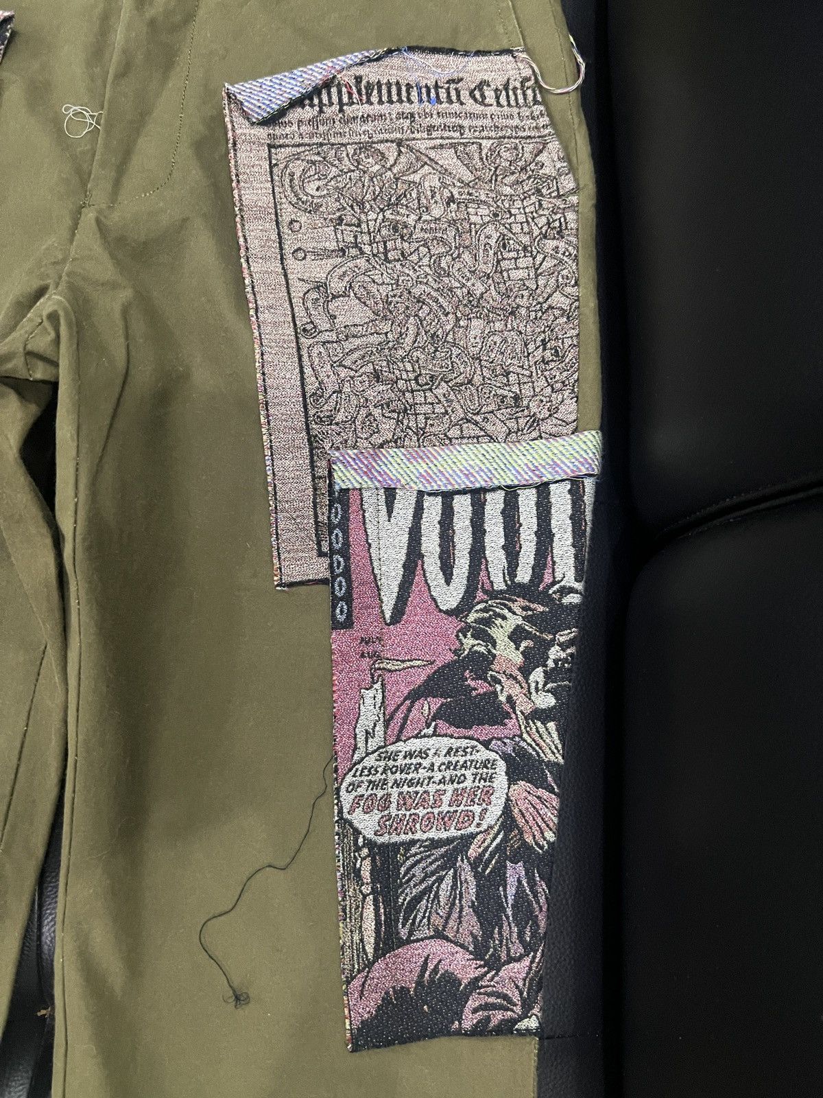 Maison MIHARA YASUHIRO Maison Mihara Yasuhiro Knit Patchwork Cargo Pants Size US 34 / EU 50 - 4 Thumbnail