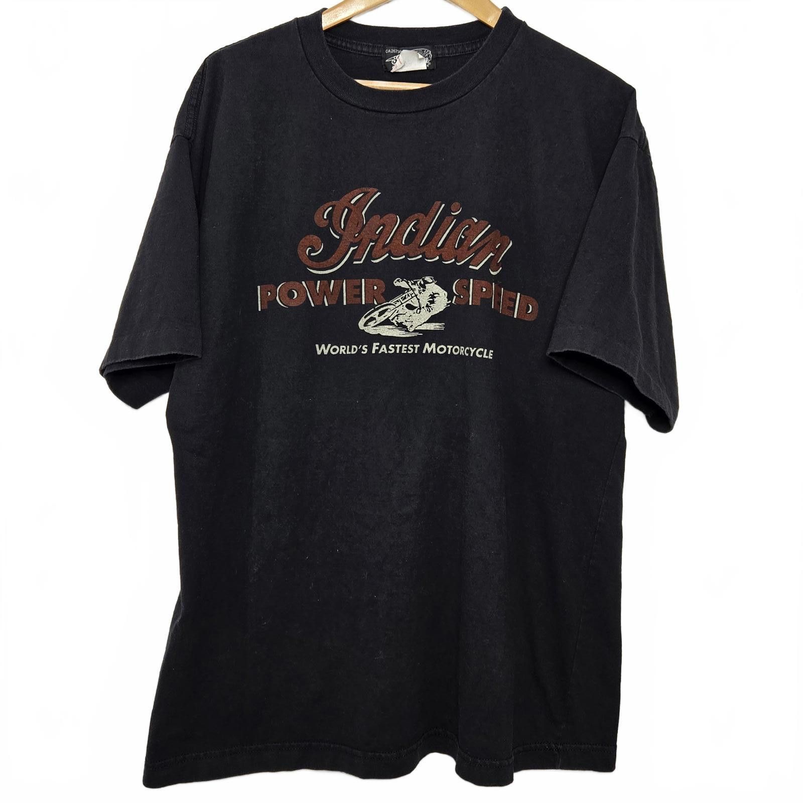 Indian Motorcycle Vintage Indian Motorcycle Shirt Men's Large Black Tee Size US L / EU 52-54 / 3 - 1 Thumbnail