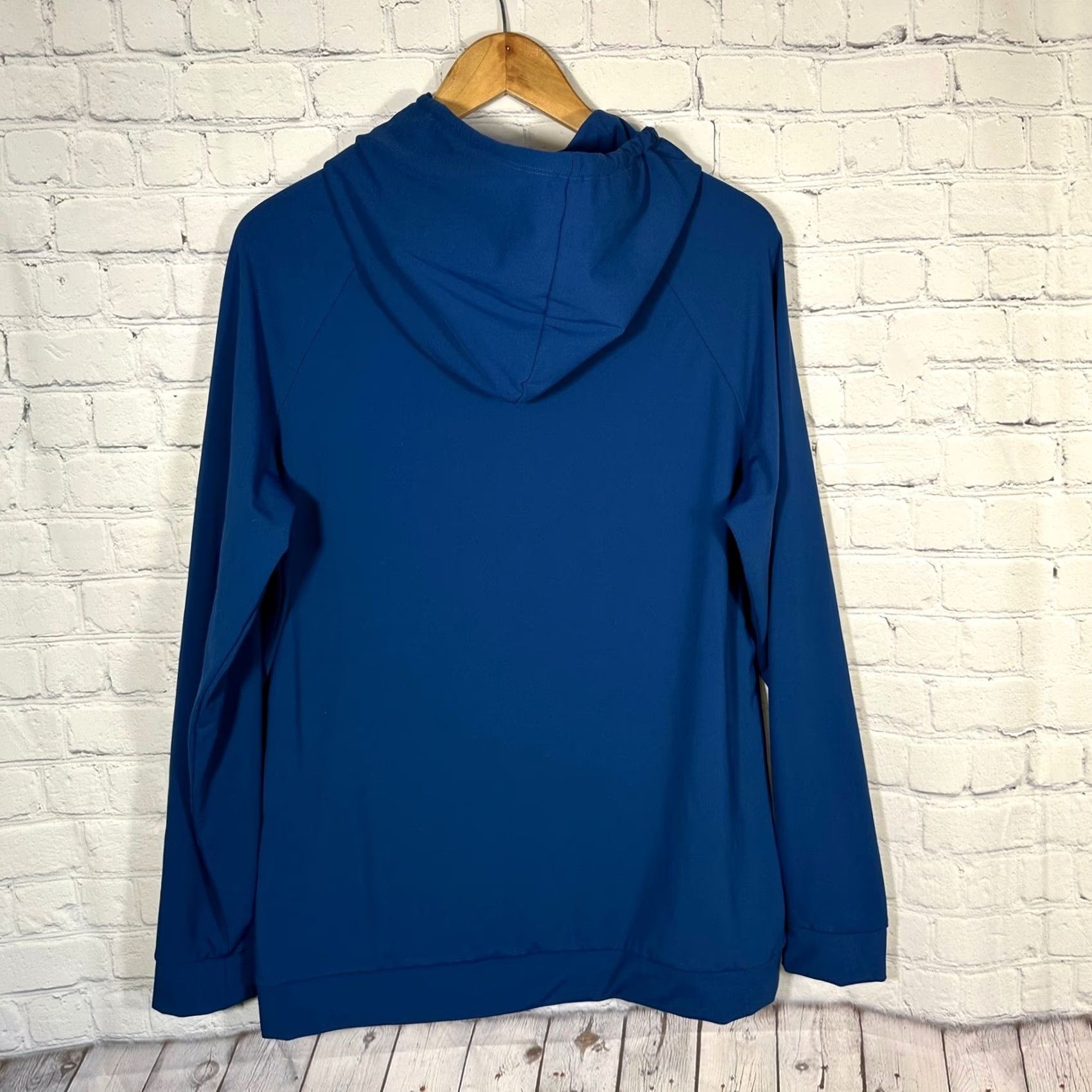 Vintage Redvanly Mens Performance Hoodie Blue Stretch Athletic Sweatshirt M Size US M / EU 48-50 / 2 - 6 Thumbnail