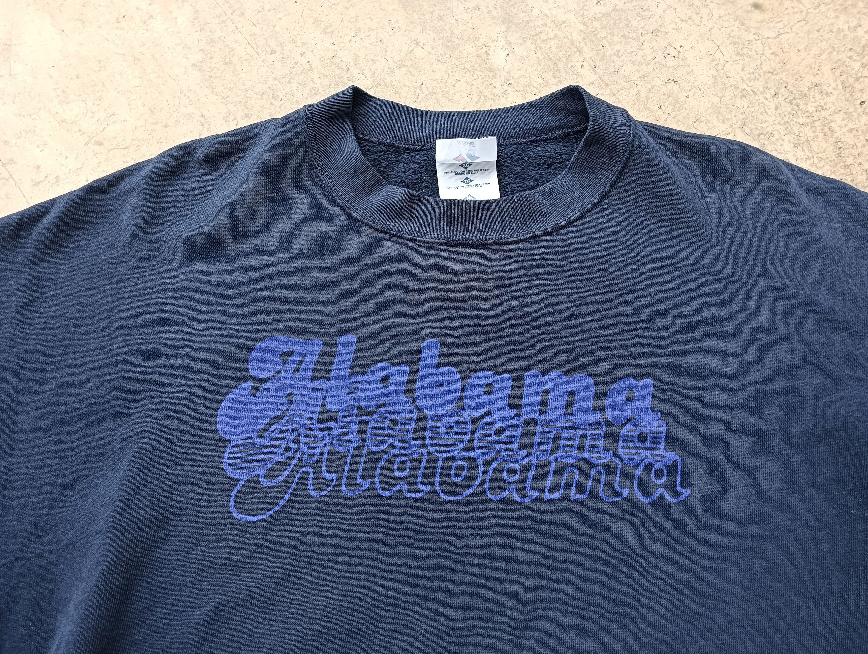 Jerzees Vintage 1990s Jerzees NuBlend Alabama Crewneck Sweatshirt Size US XL / EU 56 / 4 - 3 Thumbnail