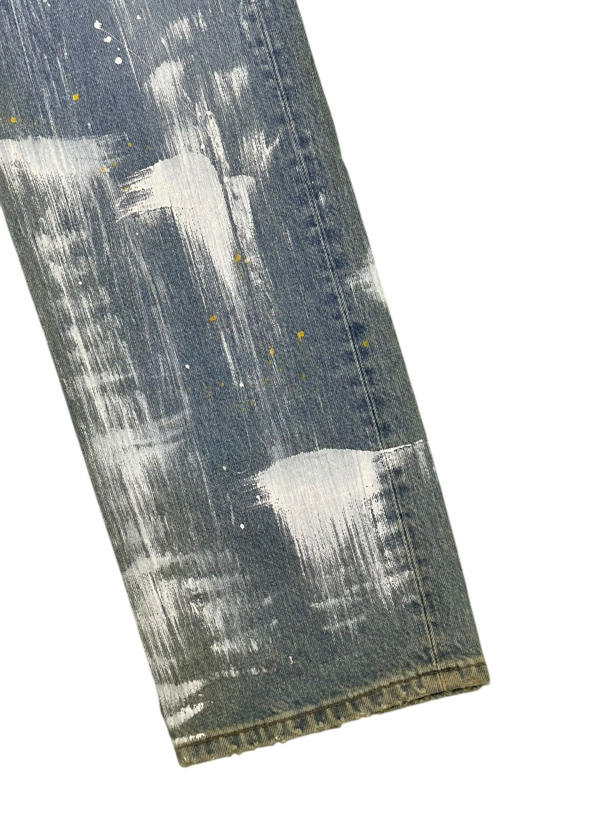 Levi's Vtg 1998 Levi’s 501 USA Painted Art Regular Straight 3🟦8 Size US 31 - 11 Thumbnail