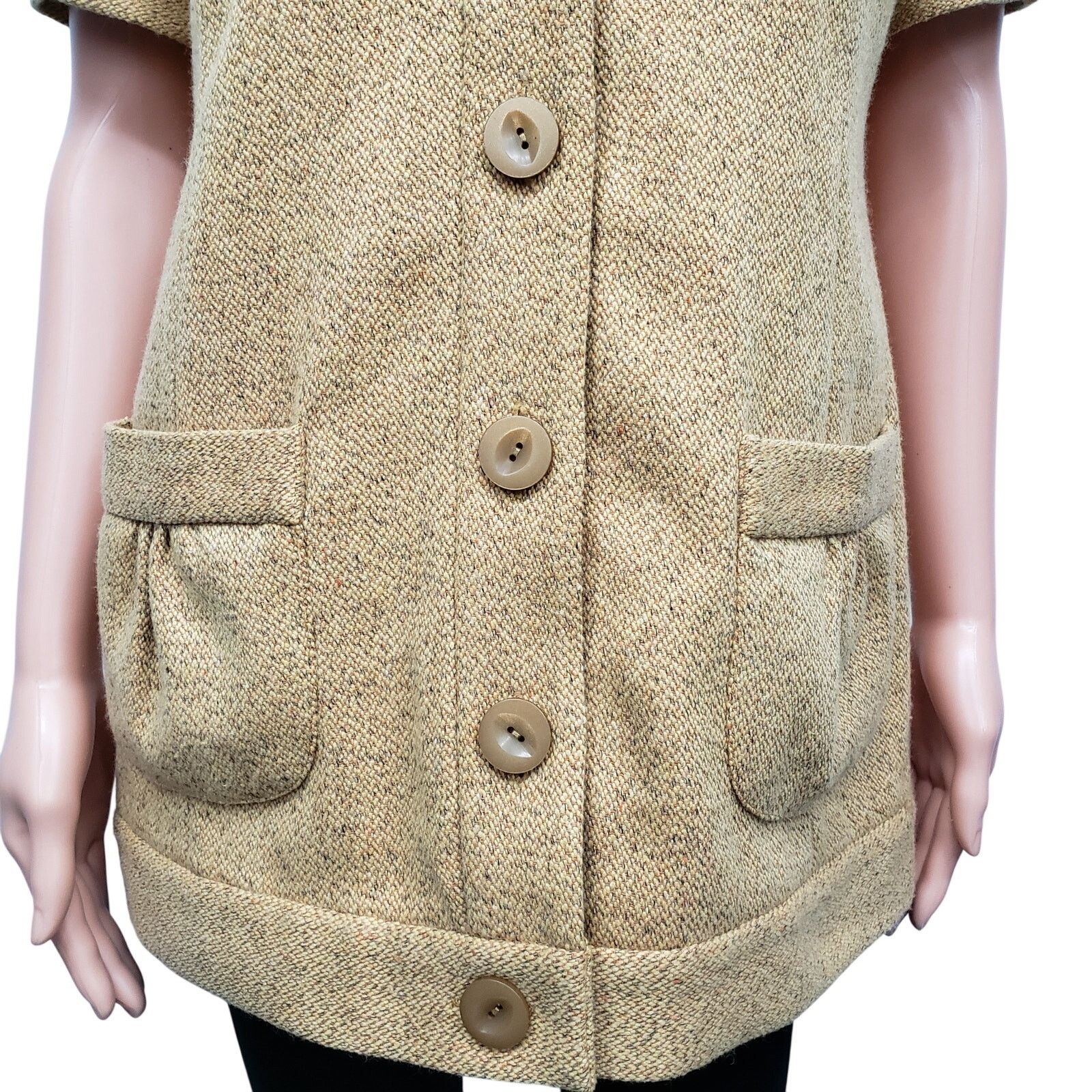 Anthropologie NWT $148 Anthropologie Tabitha Tweed Blazer Cardigan Jacket Size M / US 6-8 / IT 42-44 - 5 Thumbnail