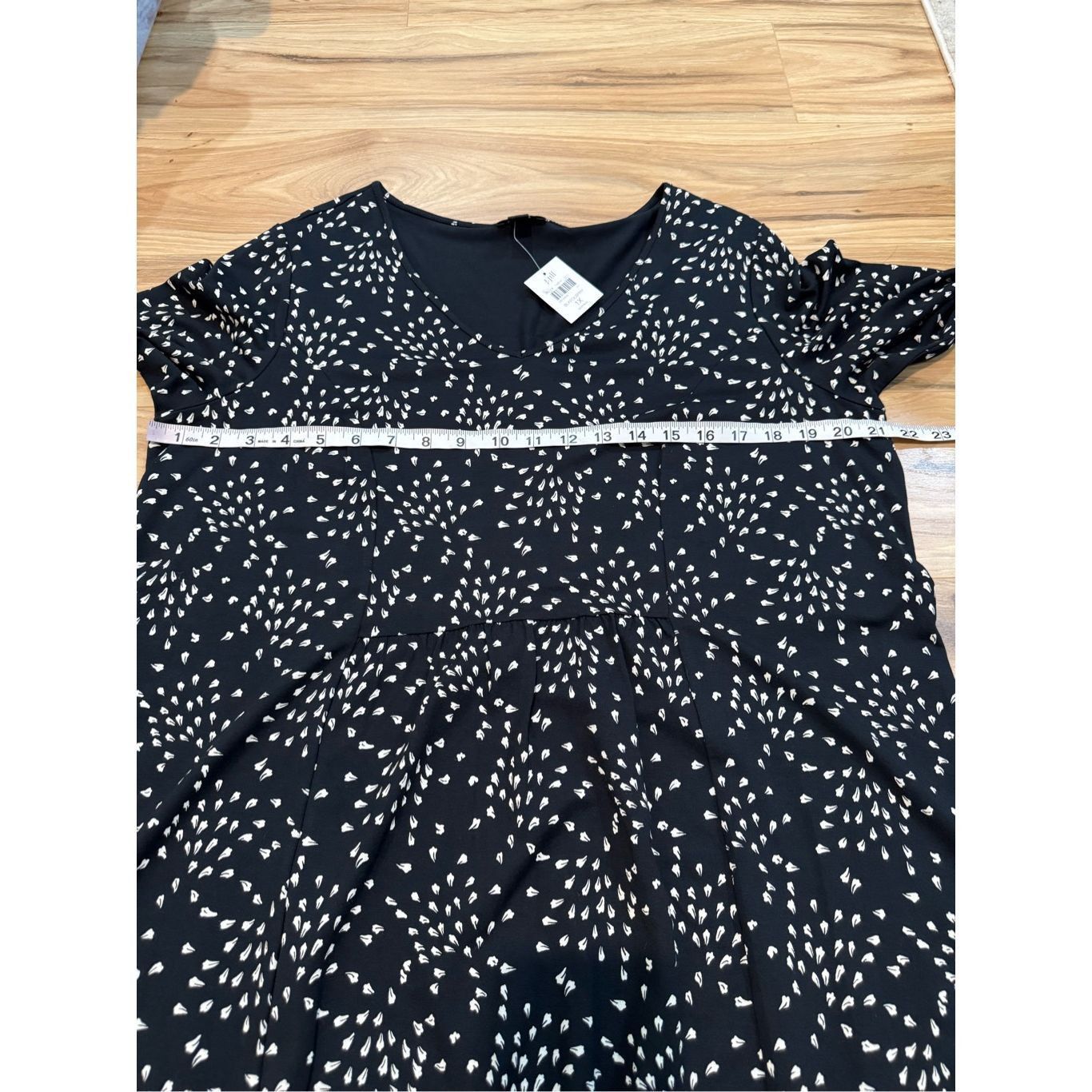 Other J Jill NWT Black Tan Print Knit Dress Wearever Collection Lo Size XL / US 12-14 / IT 48-50 - 6 Thumbnail