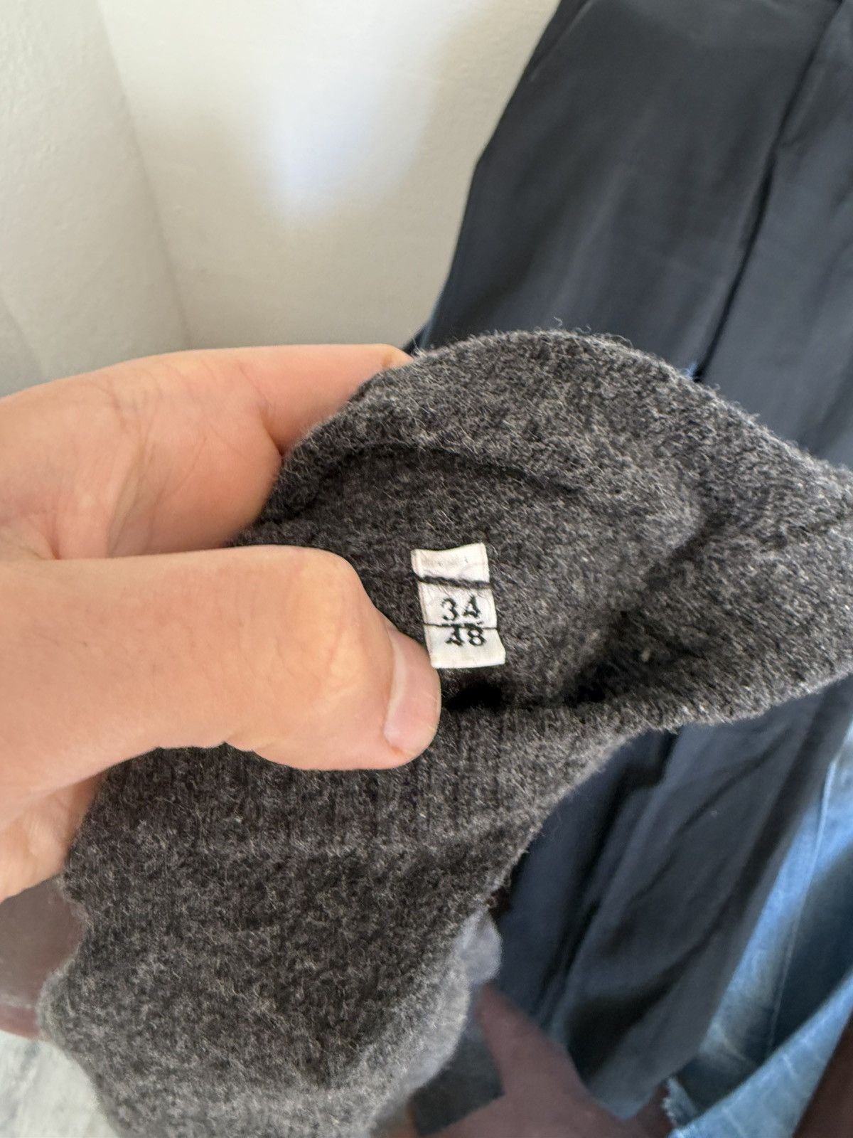 Dolce & Gabbana D&G Charcoal Wool Sweater with Tactical Strap Detail Size US M / EU 48-50 / 2 - 10 Thumbnail