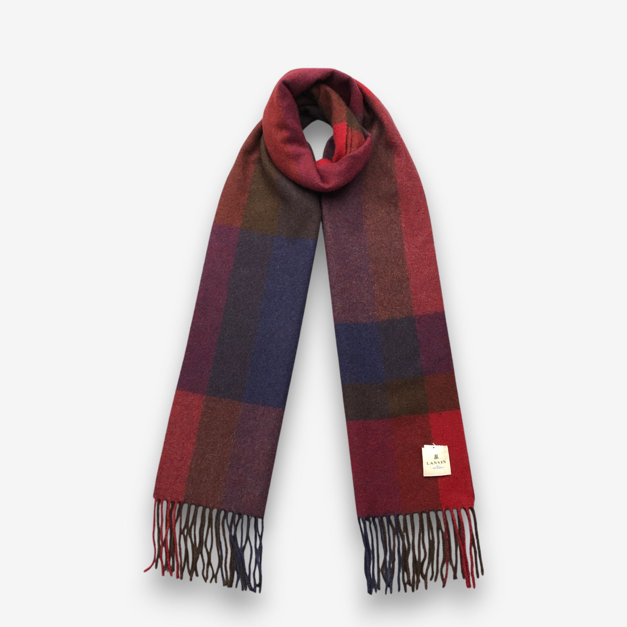 Lanvin Vintage Lanvin Scarf Muffler Wool Winter Scarves Size ONE SIZE - 1 Thumbnail