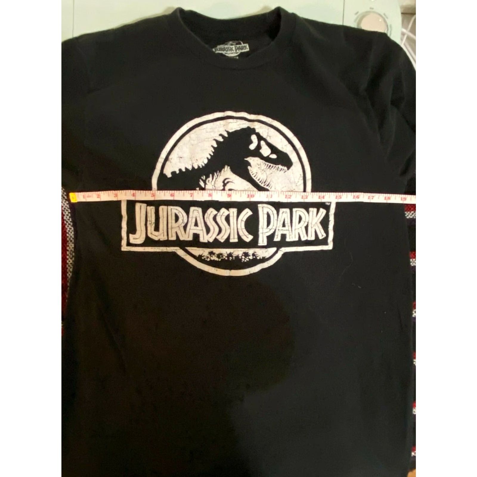 Vintage Jurassic Park T-Shirt Black Large Short Sleeve Logo Graphic Men’s Regular Size EUC Size US L / EU 52-54 / 3 - 2 Thumbnail