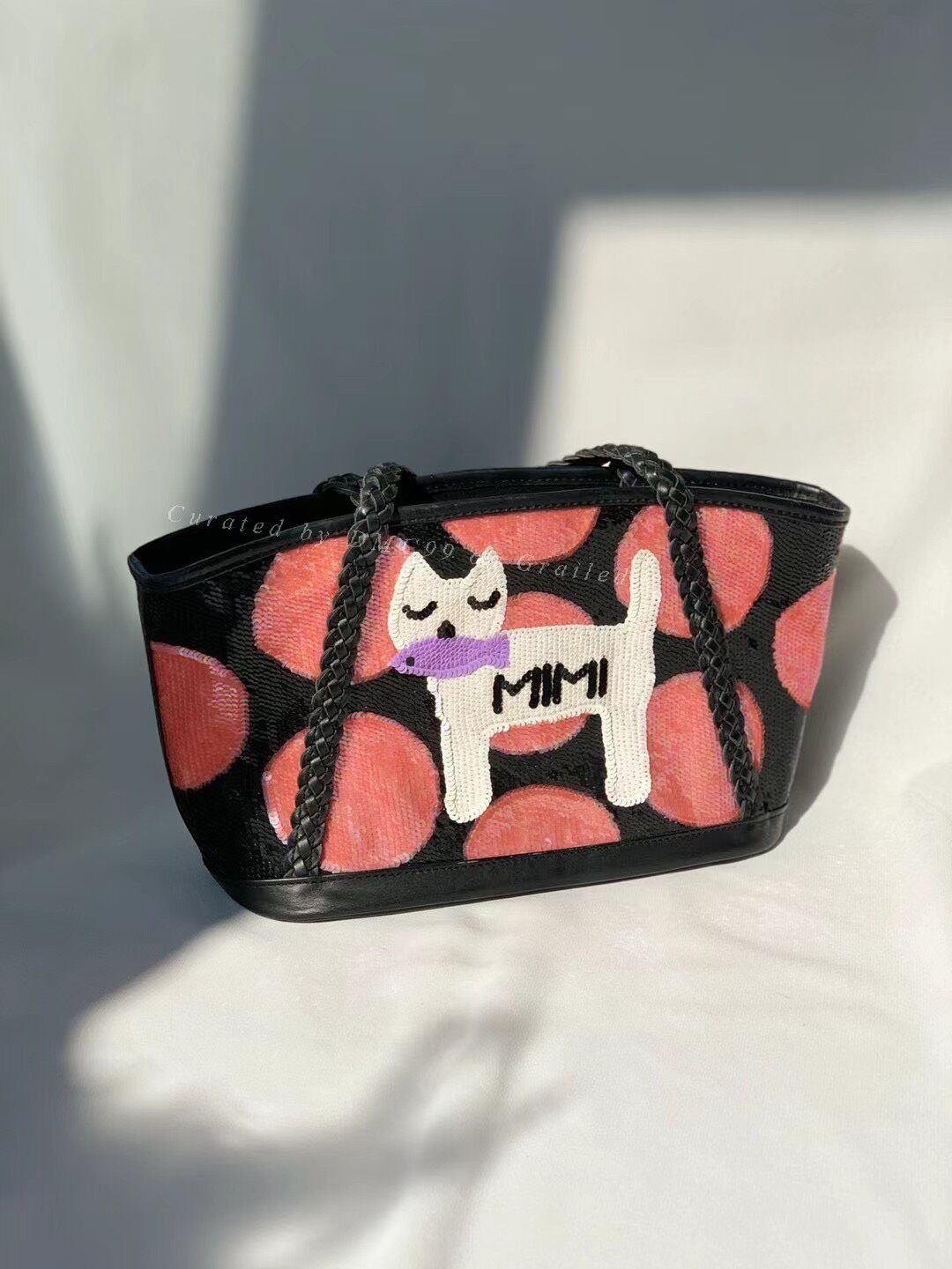 Vintage Mimi Pinson Sequin Embroidered Bag Size ONE SIZE - 1 Thumbnail