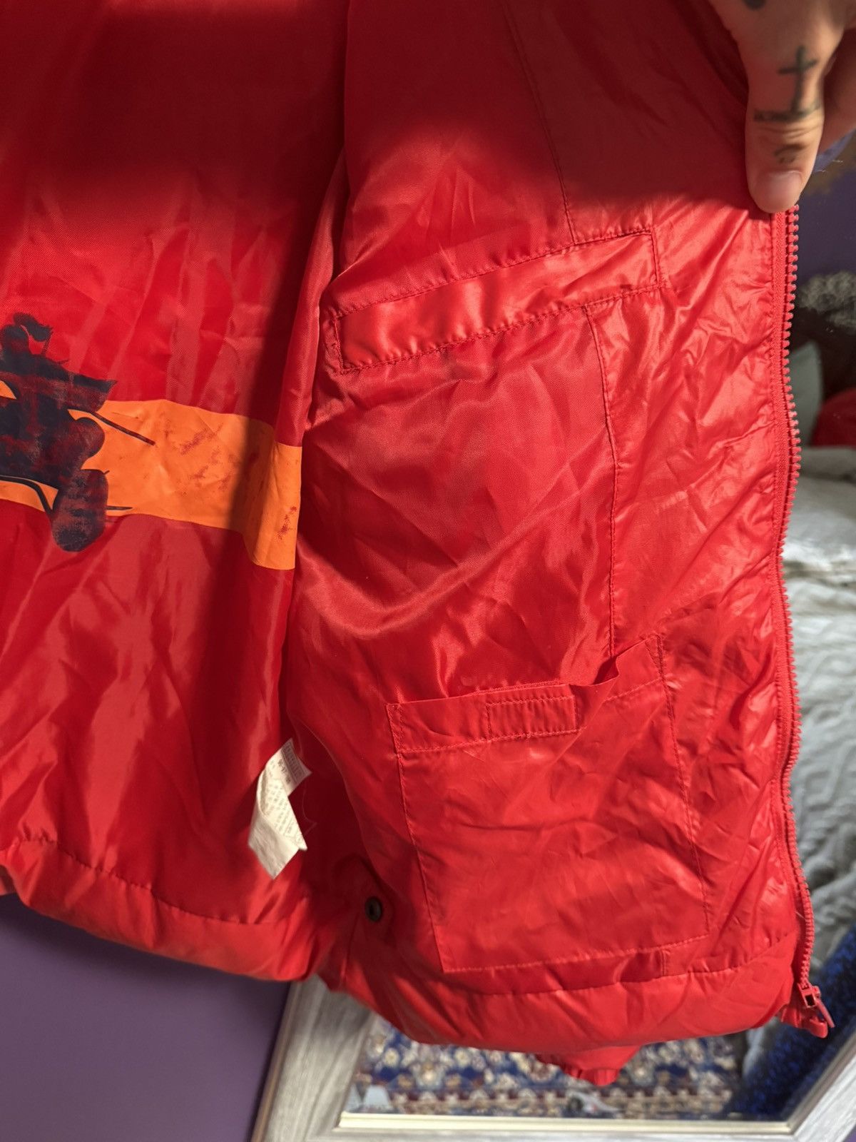 Japanese Brand Hum DreamMaker Red Puffer Jacket Y2K Japanese Red Chief Keef Size US S / EU 44-46 / 1 - 7 Thumbnail