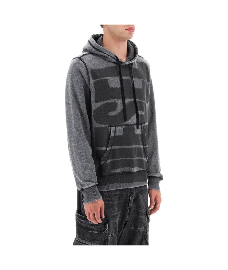 Diesel DIESEL BURN OUT HOODIE Size US L / EU 52-54 / 3 - 2 Thumbnail