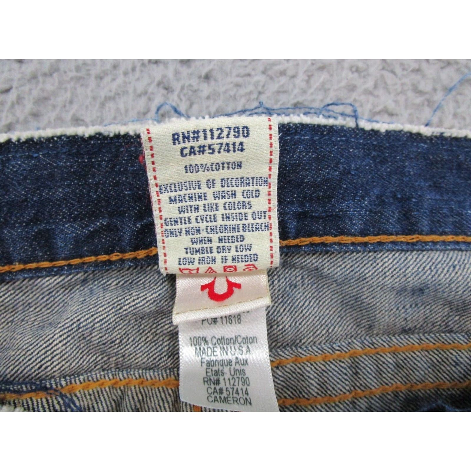 True Religion True Religion Jeans Patch Patchwork Denim Button Fly Raw Hem Size 26 USA Men’s Skinny Blue 30 Inseam Size US 26 / EU 42 - 6 Thumbnail