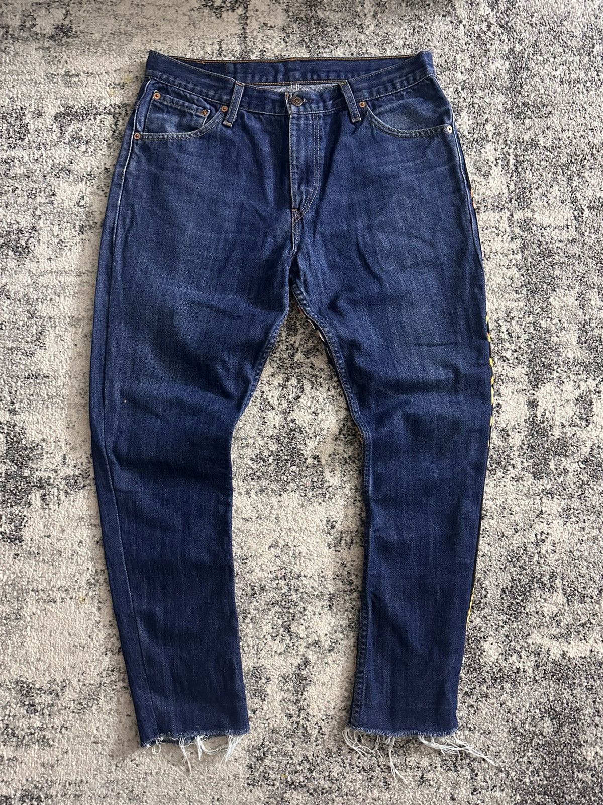 Levi's Levis 207 Handmade Rare Denim Jeans Levi’s Size US 33 - 5 Thumbnail