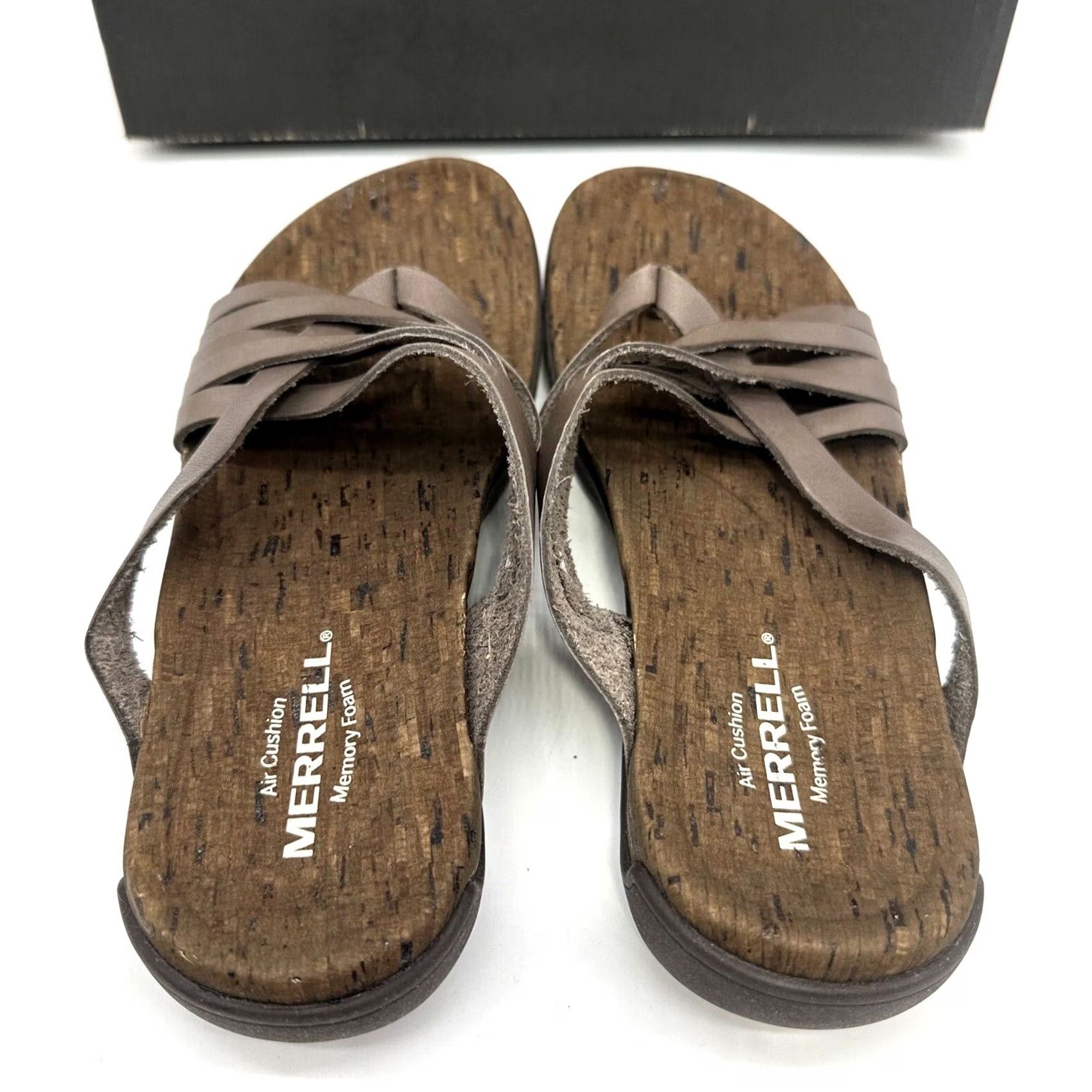 Merrell Merrell District Mahana Post Falcon Sandal Womens Size 5 M Leather Breathable Comfort Plus Thong Shoes Size US 5 / IT 35 - 4 Thumbnail