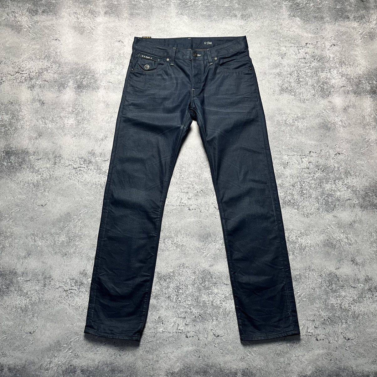 G-Star Vintage G-Star Morris Low Straight Denim Blue Jeans Y2K Size US 31 - 1 Thumbnail