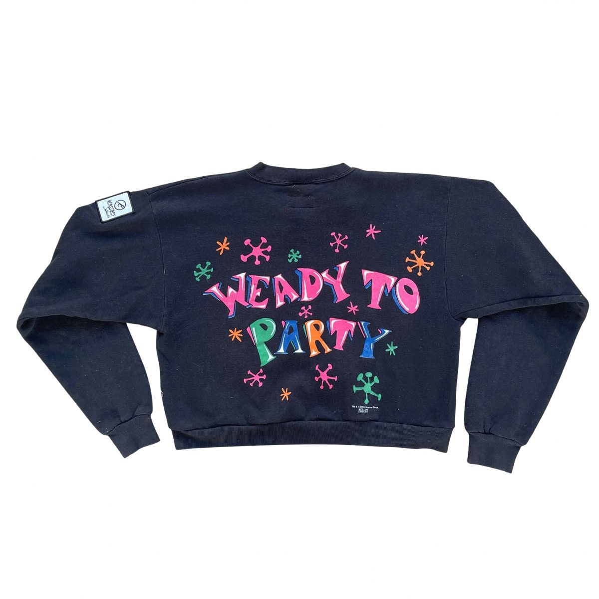 Warner Bros Vintage 1995 Looney Tunes Tweety Bird Crewneck Sweatshirt Size L / US 10 / IT 46 - 4 Thumbnail