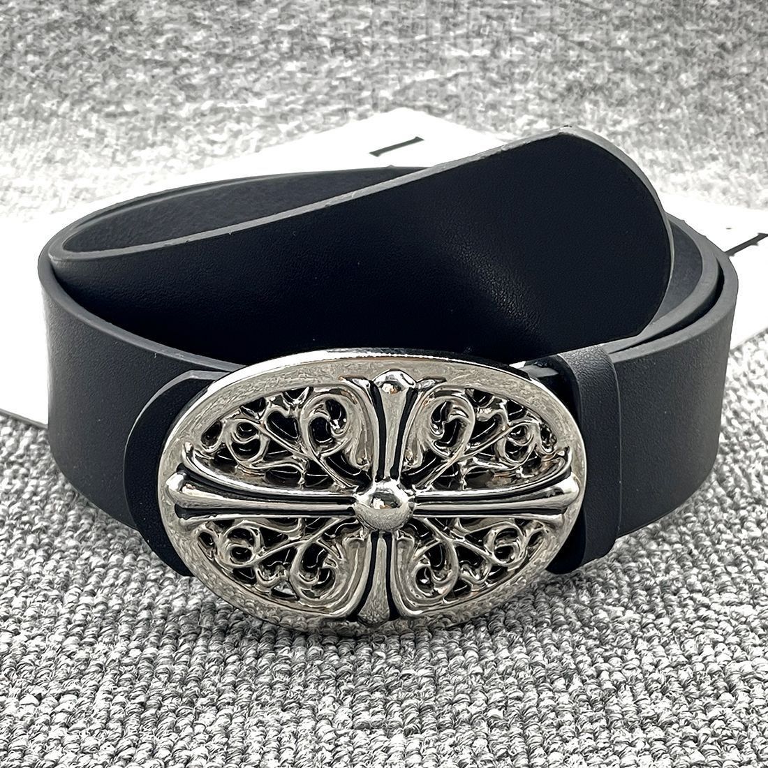 Designer Vintage Vintage Belt Riveted Belts Menswear Accessories Size ONE SIZE - 2 Thumbnail