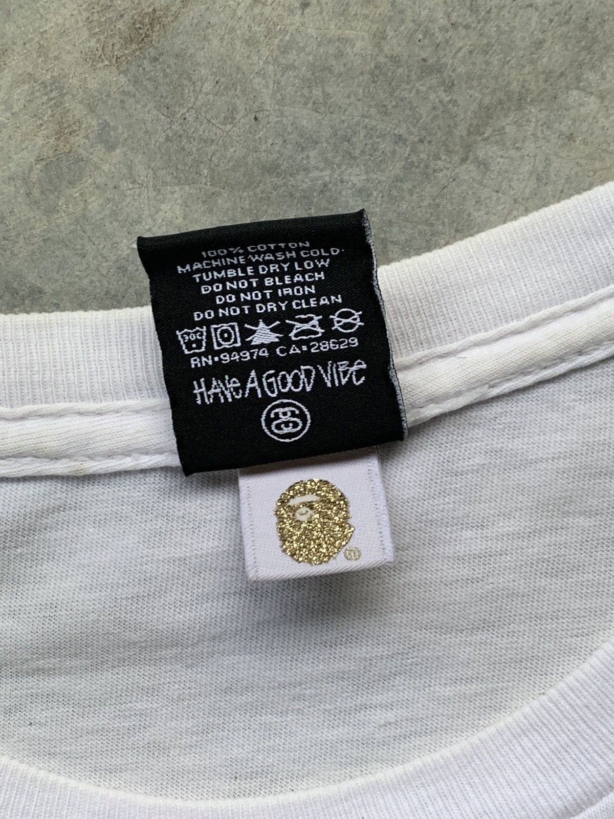 Bape × Stussy Bape X Stussy Reversible World Tour F/W 2013 Tshirt Size US M / EU 48-50 / 2 - 8 Thumbnail