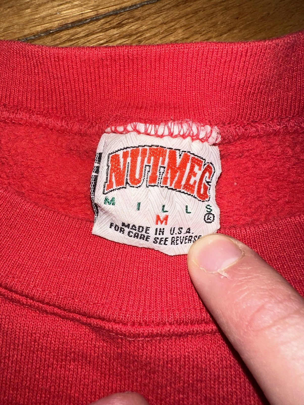 NBA × Nutmeg × Vintage Vintage 90’s Chicago Bulls Nutmeg Mills NBA Sweatshirt Size US M / EU 48-50 / 2 - 5 Thumbnail