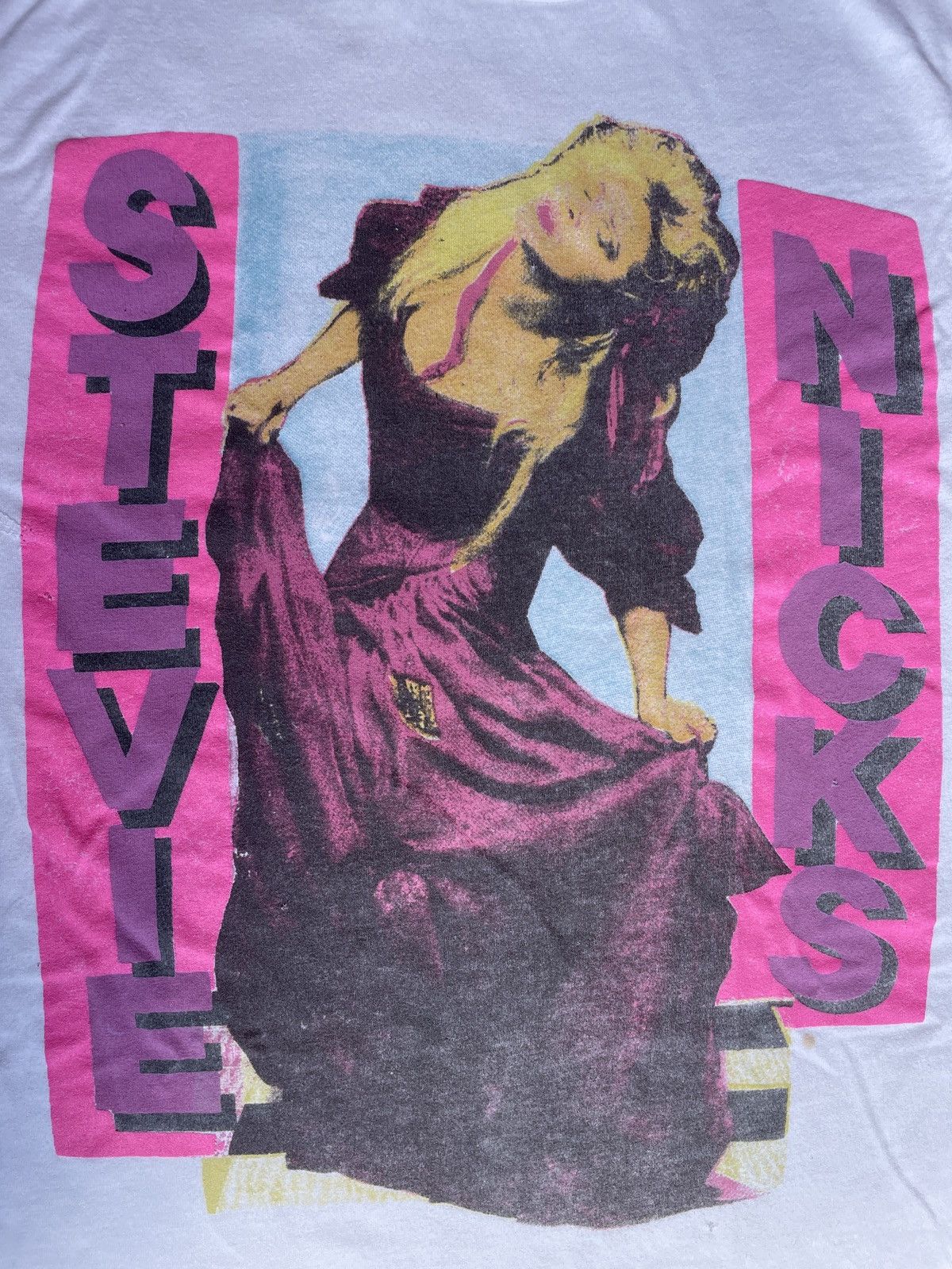 Band Tees × Vintage Vintage 1990s Steve Nicks Fleetwood Mac Whole Lot Of Trouble Size US L / EU 52-54 / 3 - 4 Thumbnail