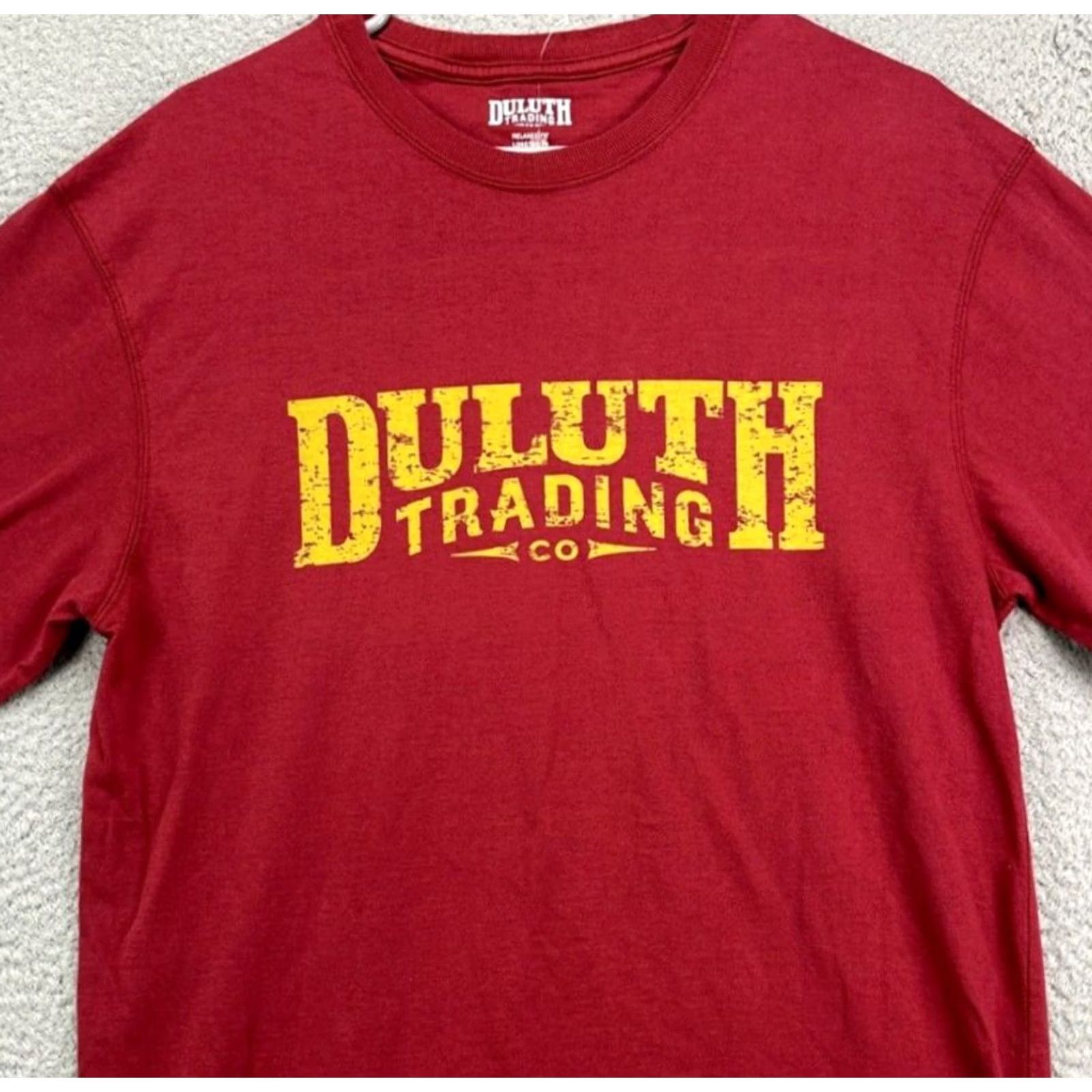 Duluth Trading Company Duluth Trading Co Shirt Mens Small Red Graphic Print T-Shirt Relaxed Fit Tee NEW Size US S / EU 44-46 / 1 - 2 Thumbnail