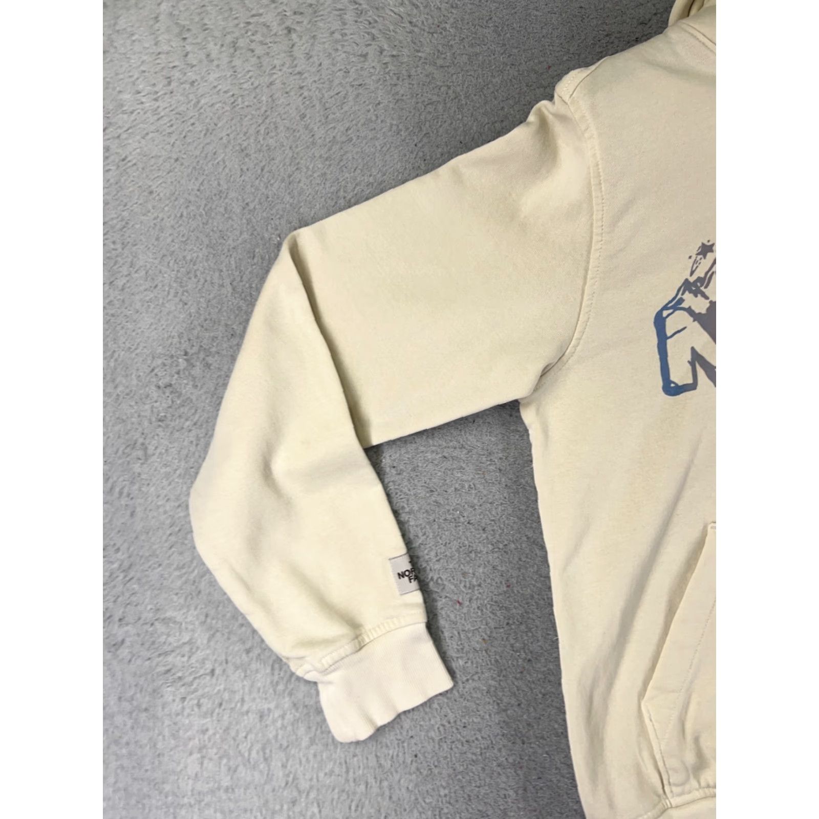 The North Face The North Face Hoodie Mens Small Beige Logo Pullover Pocket Cotton Classic Size US S / EU 44-46 / 1 - 3 Thumbnail