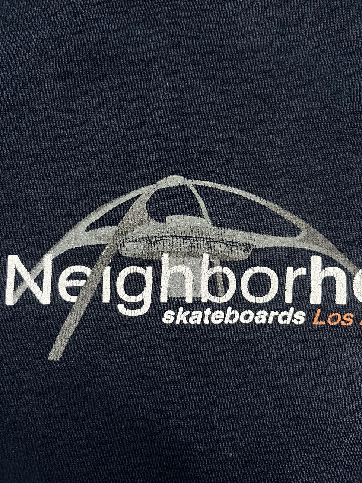 Neighborhood Vintage Neighborhood skate y2k LA Distressed Sweatshirt Size US L / EU 52-54 / 3 - 3 Thumbnail