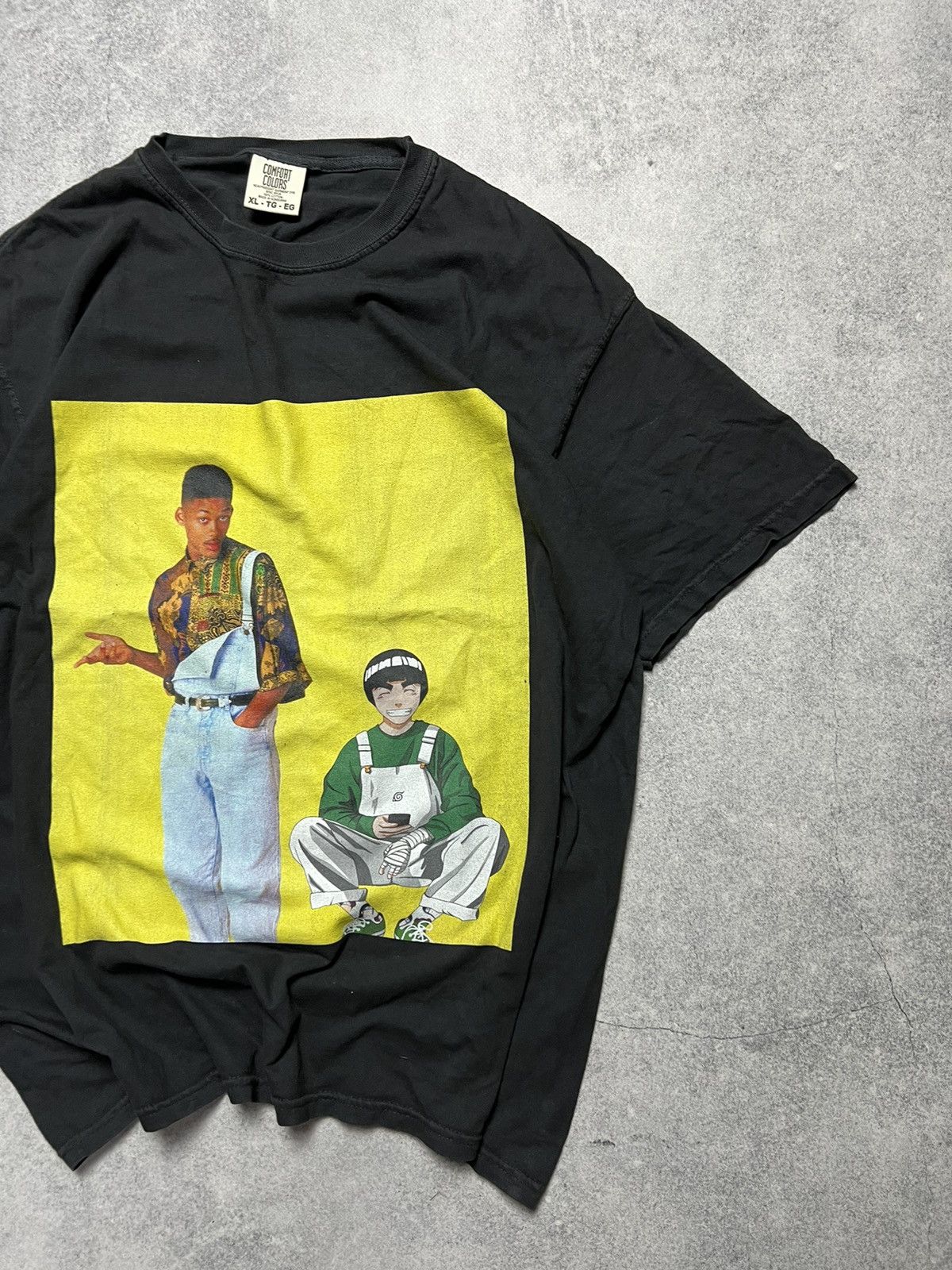 Anime Will smith&Rock Lee Naruto Movie Anime Y2K Tee Shirt Size US XL / EU 56 / 4 - 3 Thumbnail
