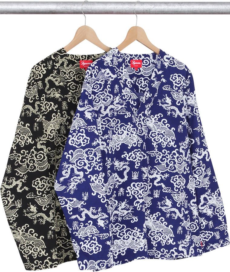 Supreme Supreme Imperial Shirt Dragon L/S Black Large SS15 NEW Size US L / EU 52-54 / 3 - 1 Thumbnail