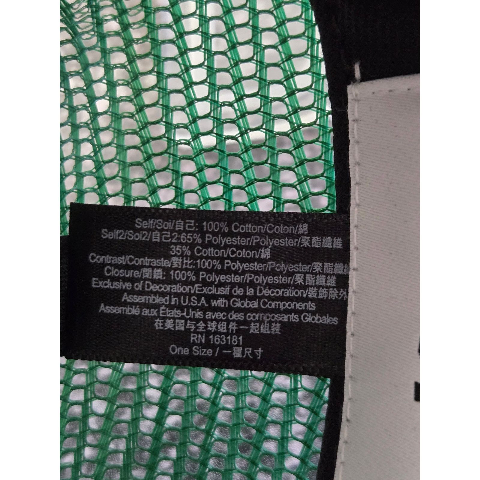 Rhude RHUDE Eagle Dream Green Trucker Hat O/S New! Size ONE SIZE - 3 Thumbnail