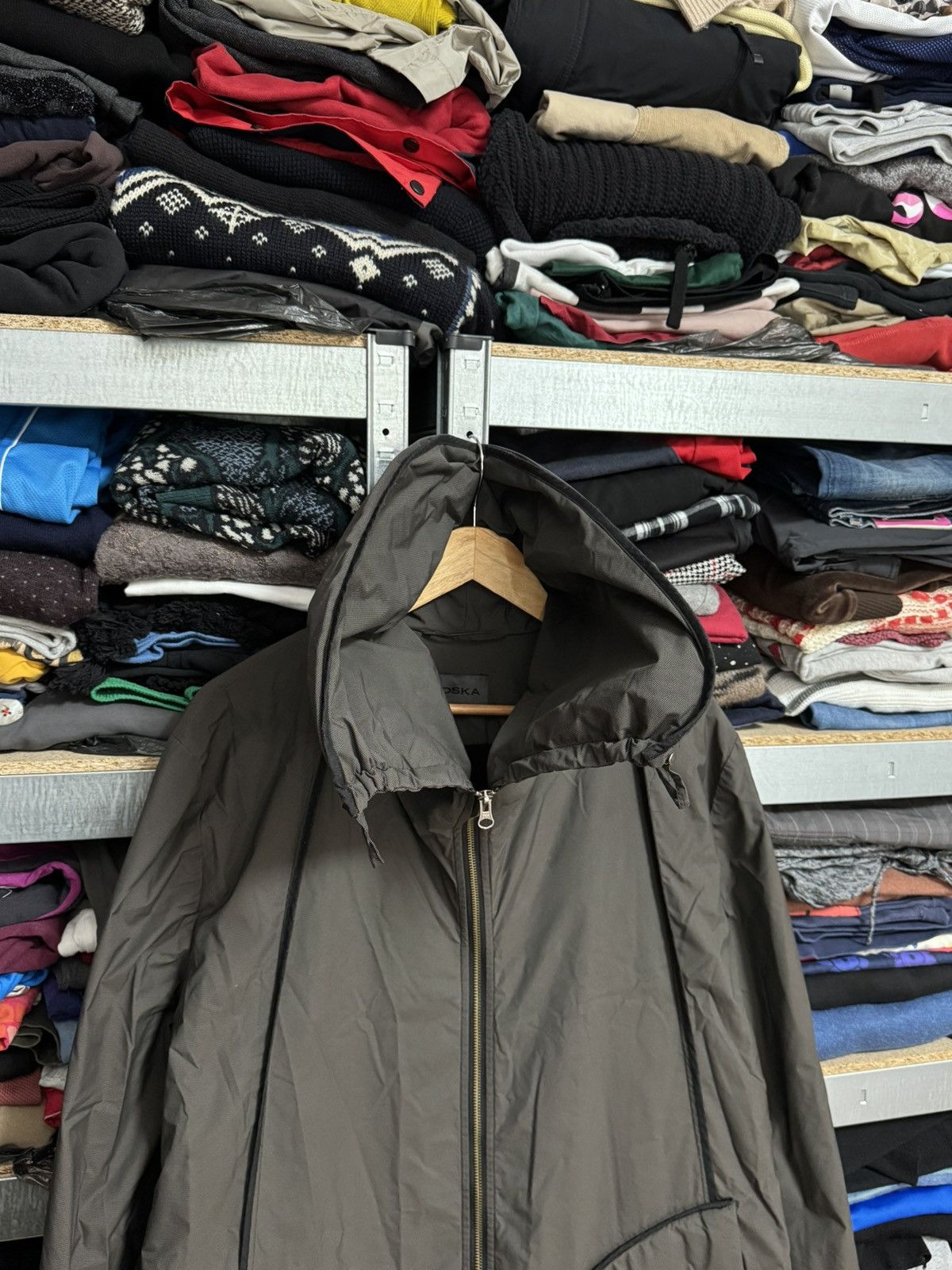 OSKA OSKA Long Coat Jacket Full Zip High Neck Minimalist Size 4 Size S / US 4 / IT 40 - 4 Thumbnail
