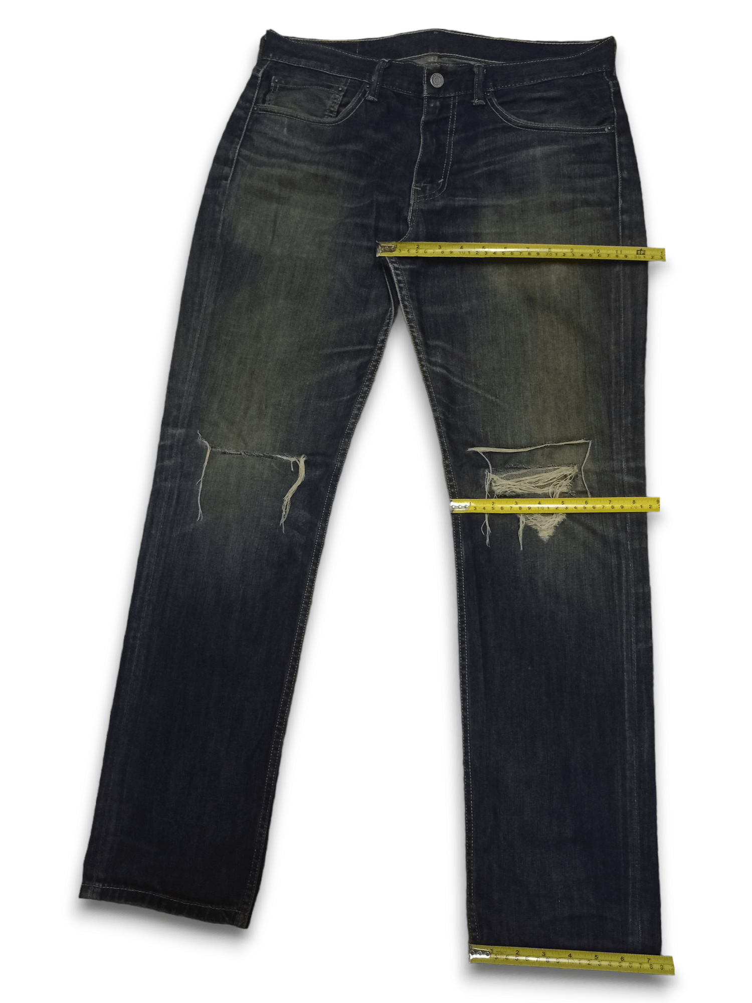 Levi's × Levi's Vintage Clothing Vintage Levis 511 Mud Wash Distressed Jeans Size US 34 / EU 50 - 10 Thumbnail