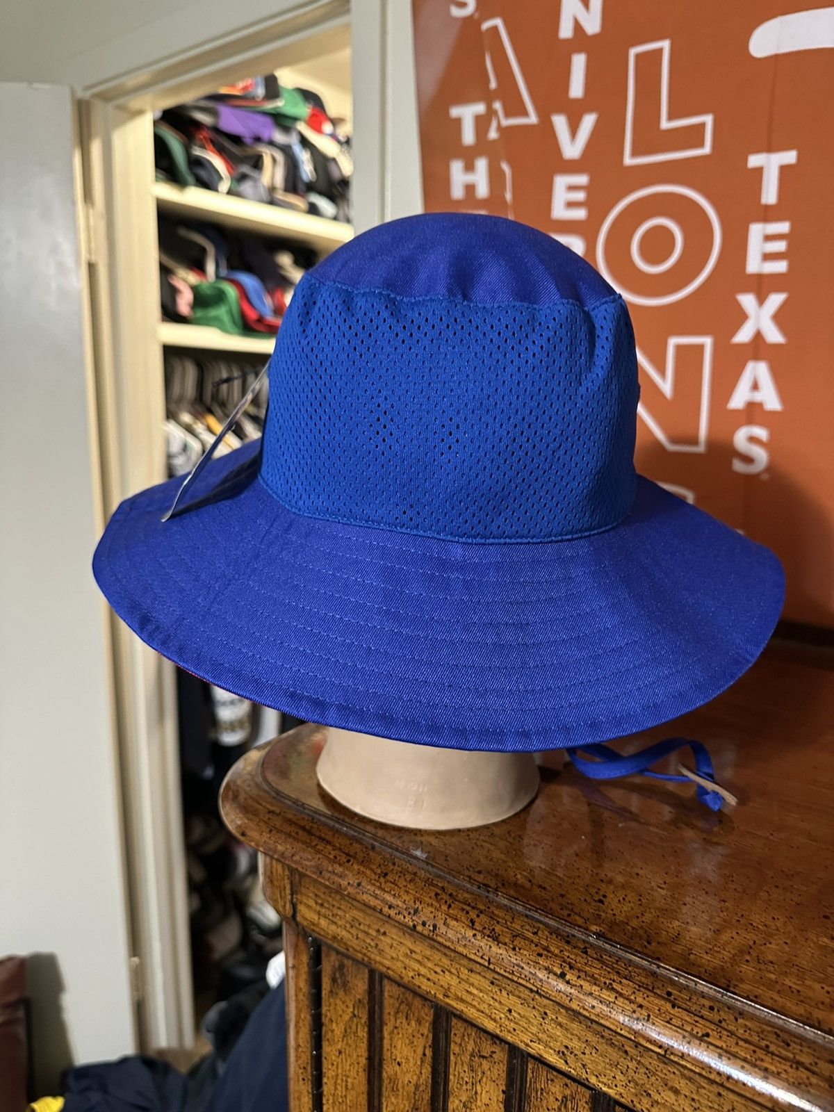 MLB × Vintage Vintage MLB Texas Rangers “triple blue” bucket hat 00s Size ONE SIZE - 3 Thumbnail