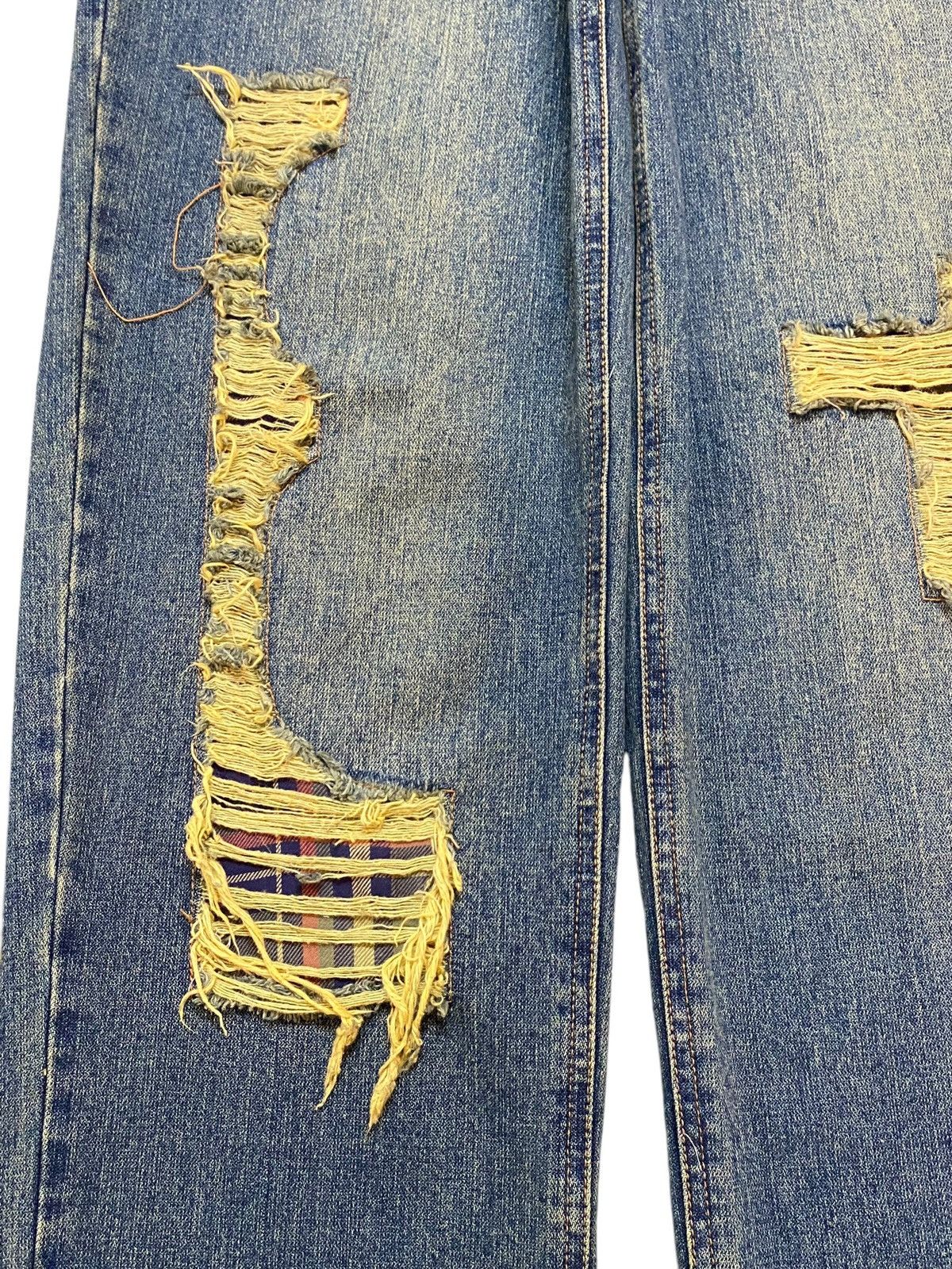 Japanese Brand Vintage Japanese Brands Mud Wash Distressed Denim Jeans Size US 31 - 9 Thumbnail
