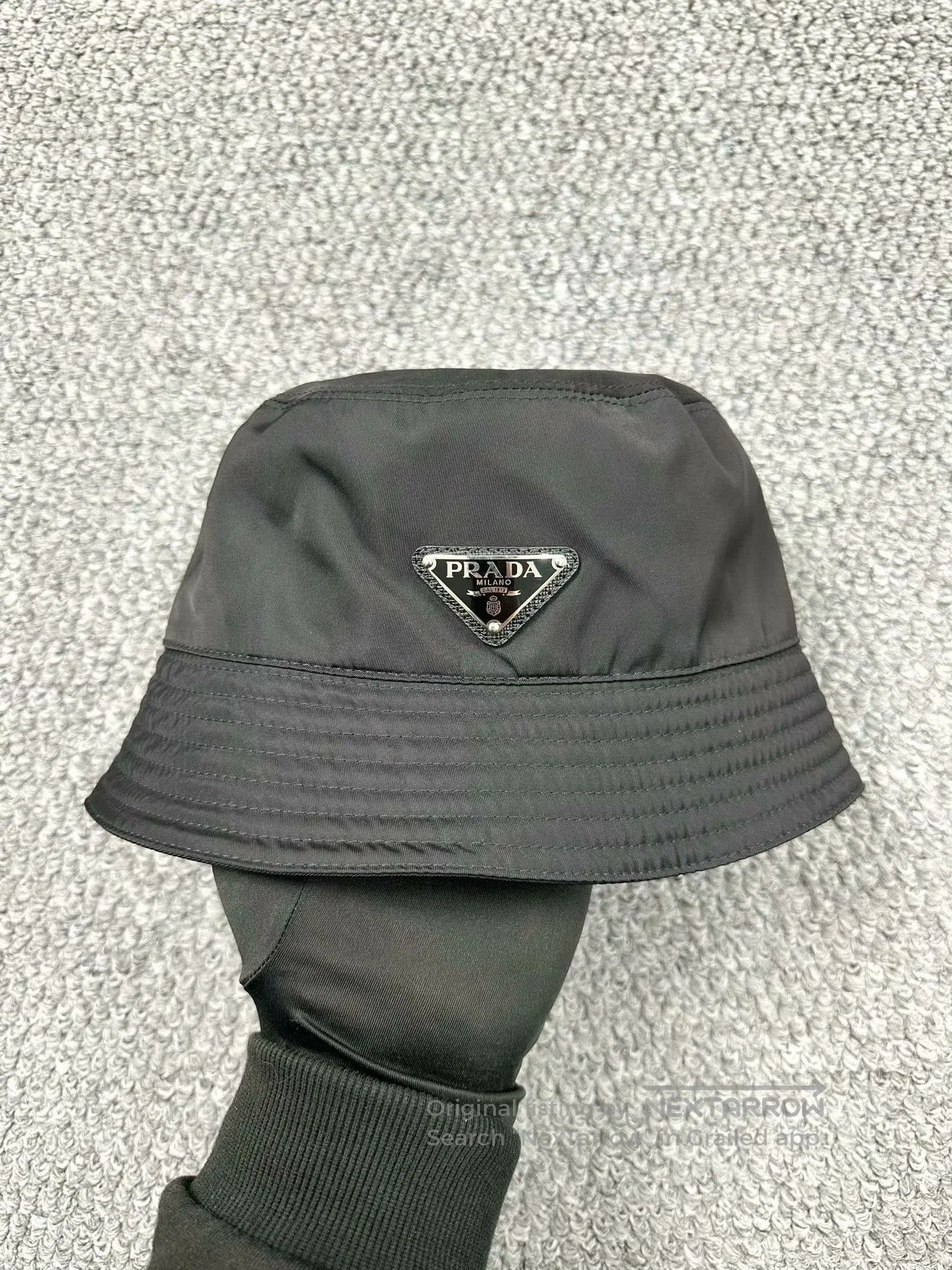 Prada Prada size S Black triangle badge fisherman's hat| Size ONE SIZE - 2 Thumbnail